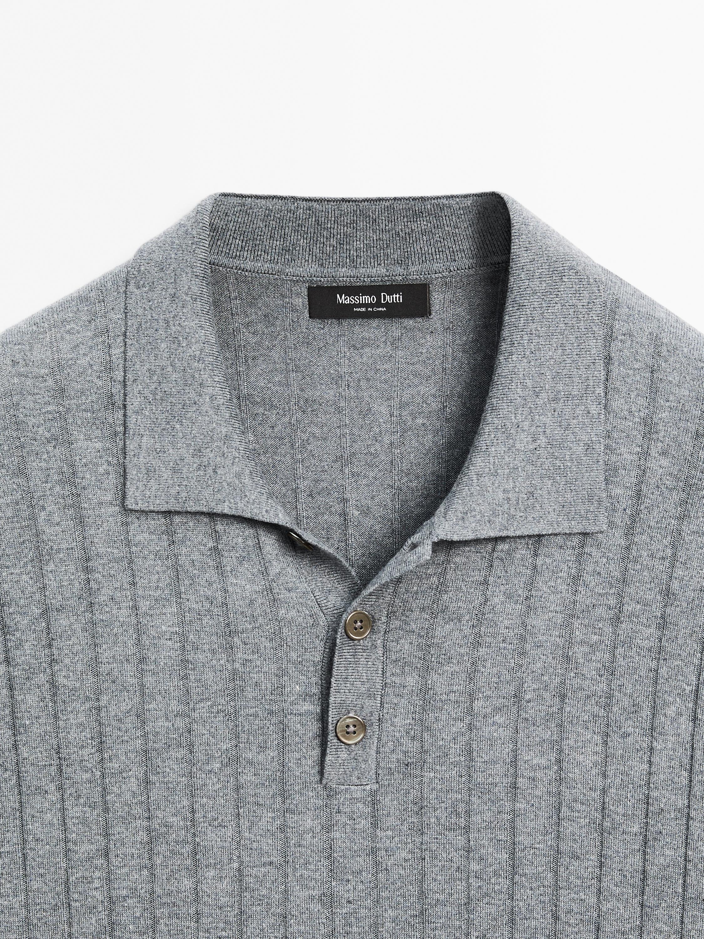 Polo de punto canalé
