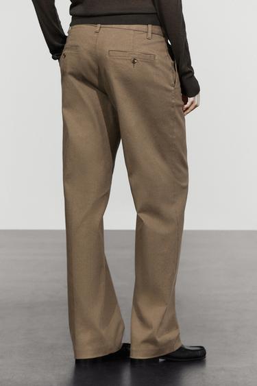 Stretch cotton blend pants — MOLE BROWN 5