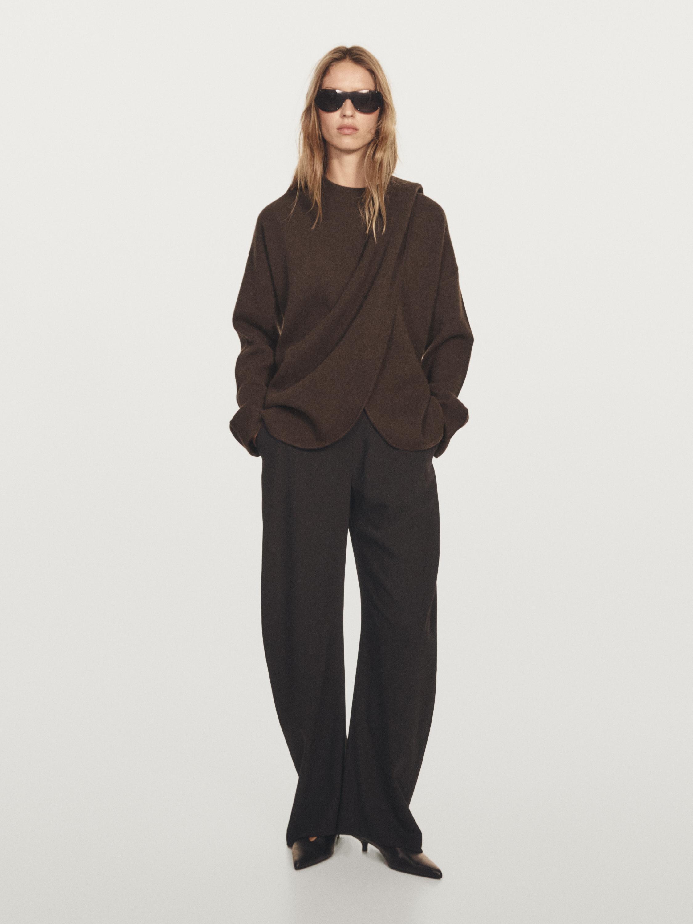 Kardigan pelerina od mešavine kašmira