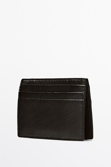 Nappa leather "magic" wallet — BLACK 4