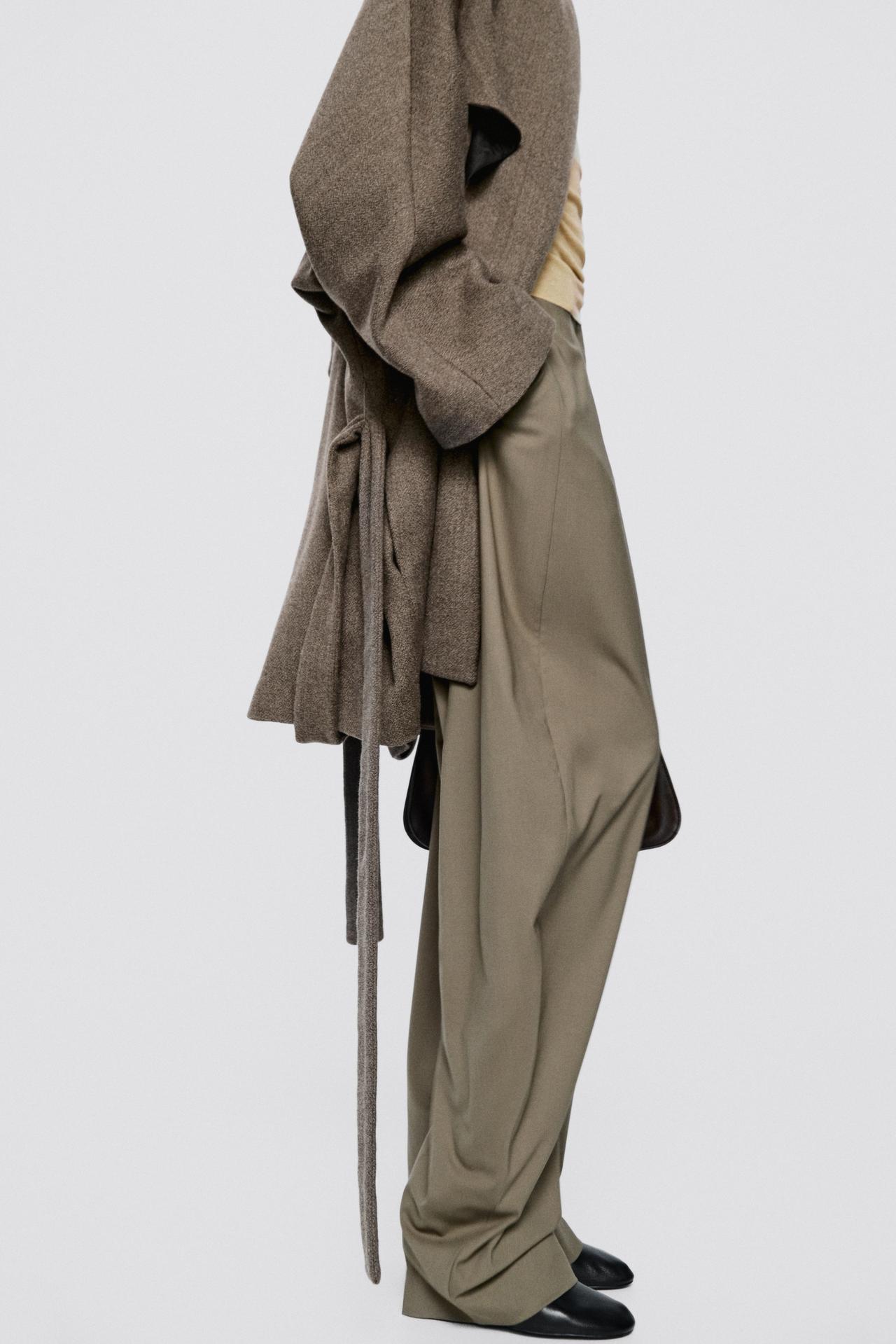 Wide-leg side seam pants - LIMITED EDITION — MOLE BROWN