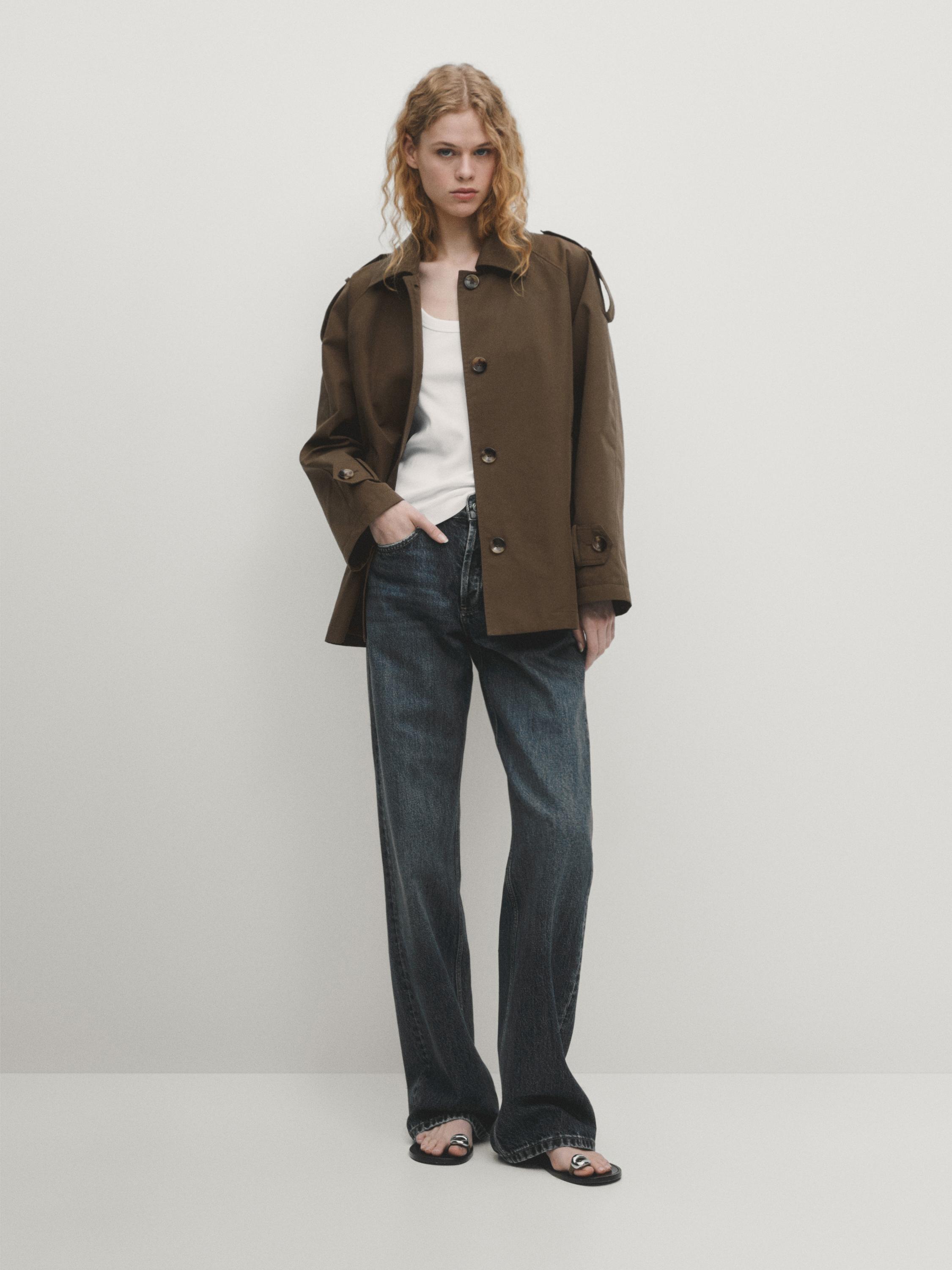 Massimo dutti trench coat best sale