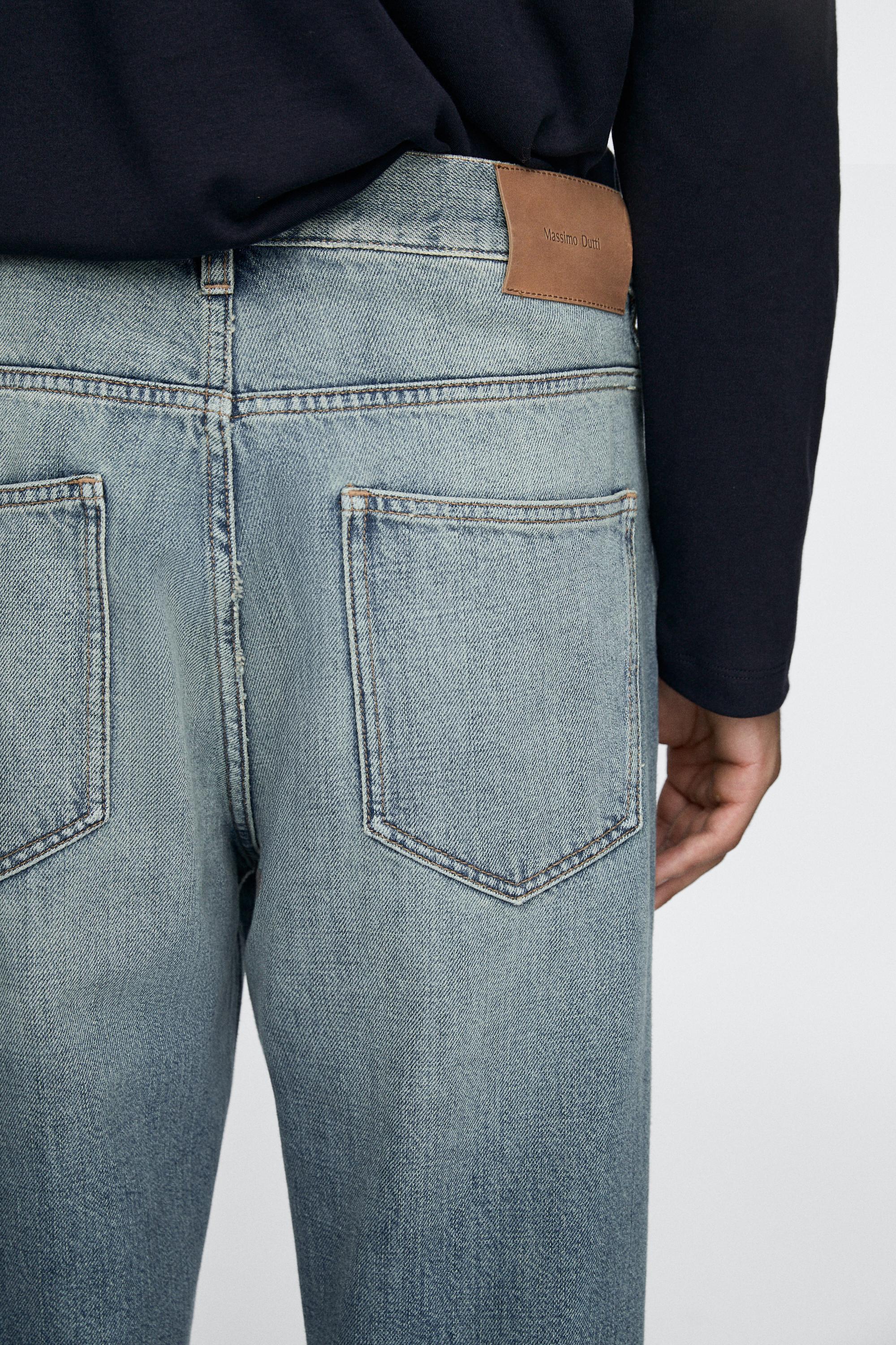 Straight-leg jeans — Light Blue