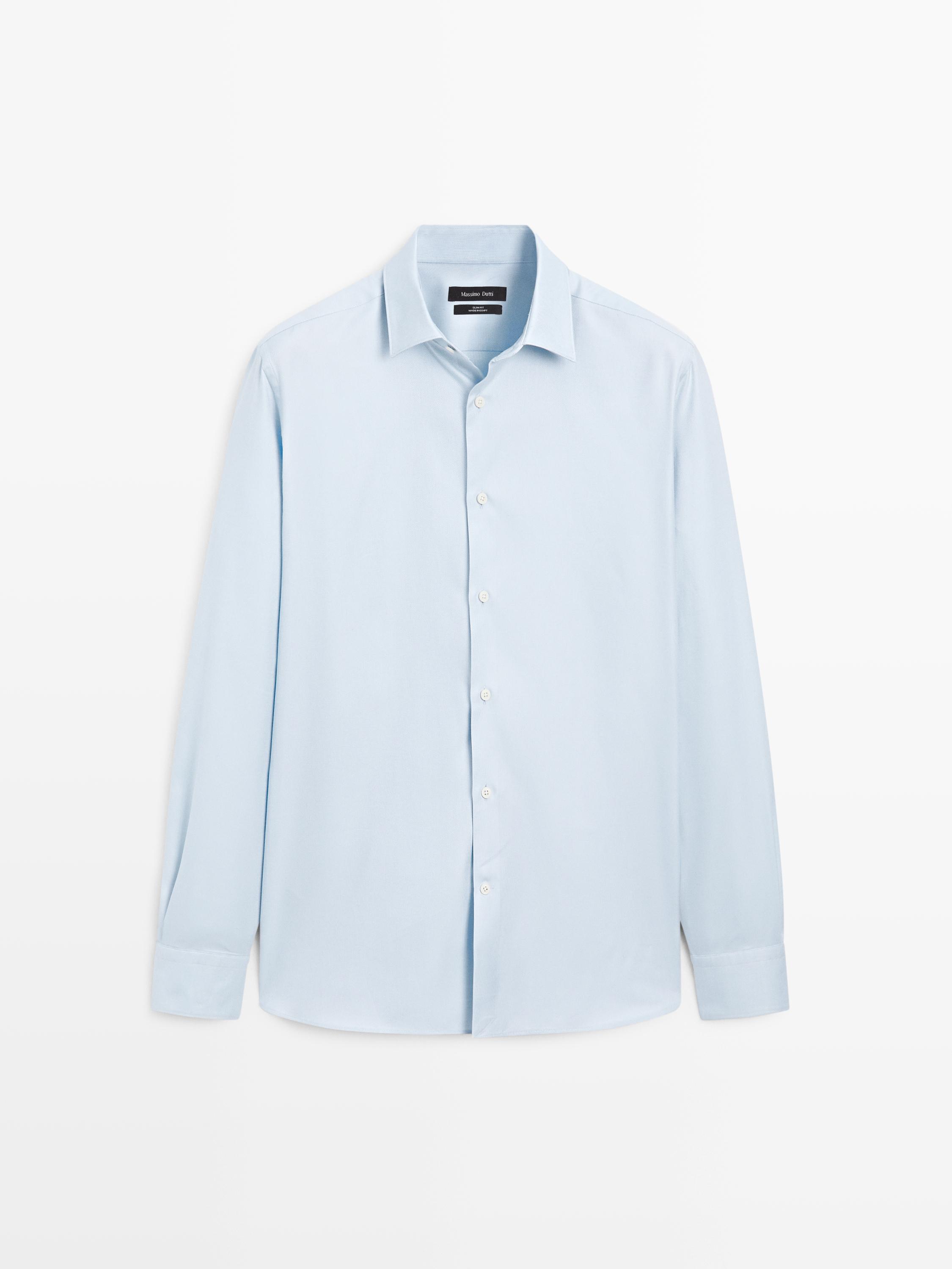 Slim fit 100% cotton Oxford shirt