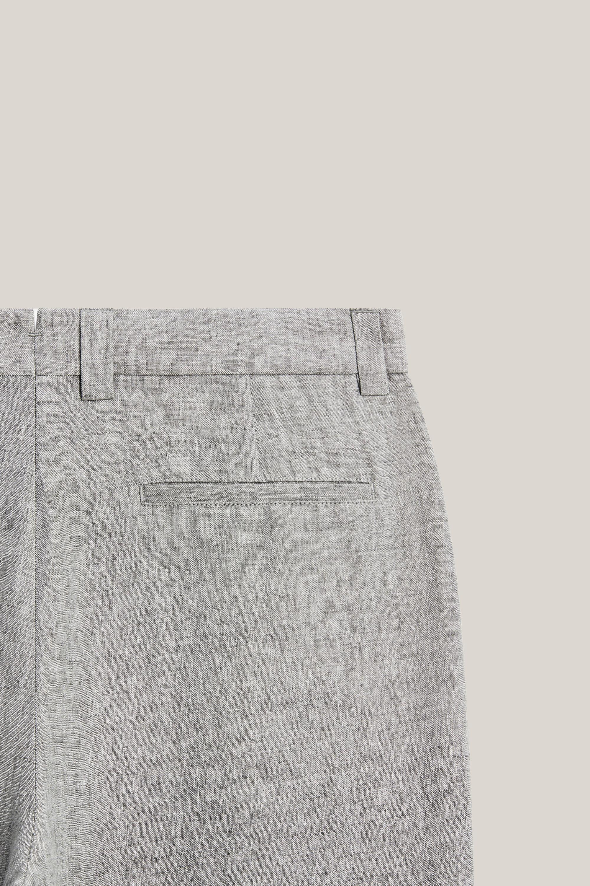 Total look linen trousers - LIMITED EDITION — PEARL GREY
