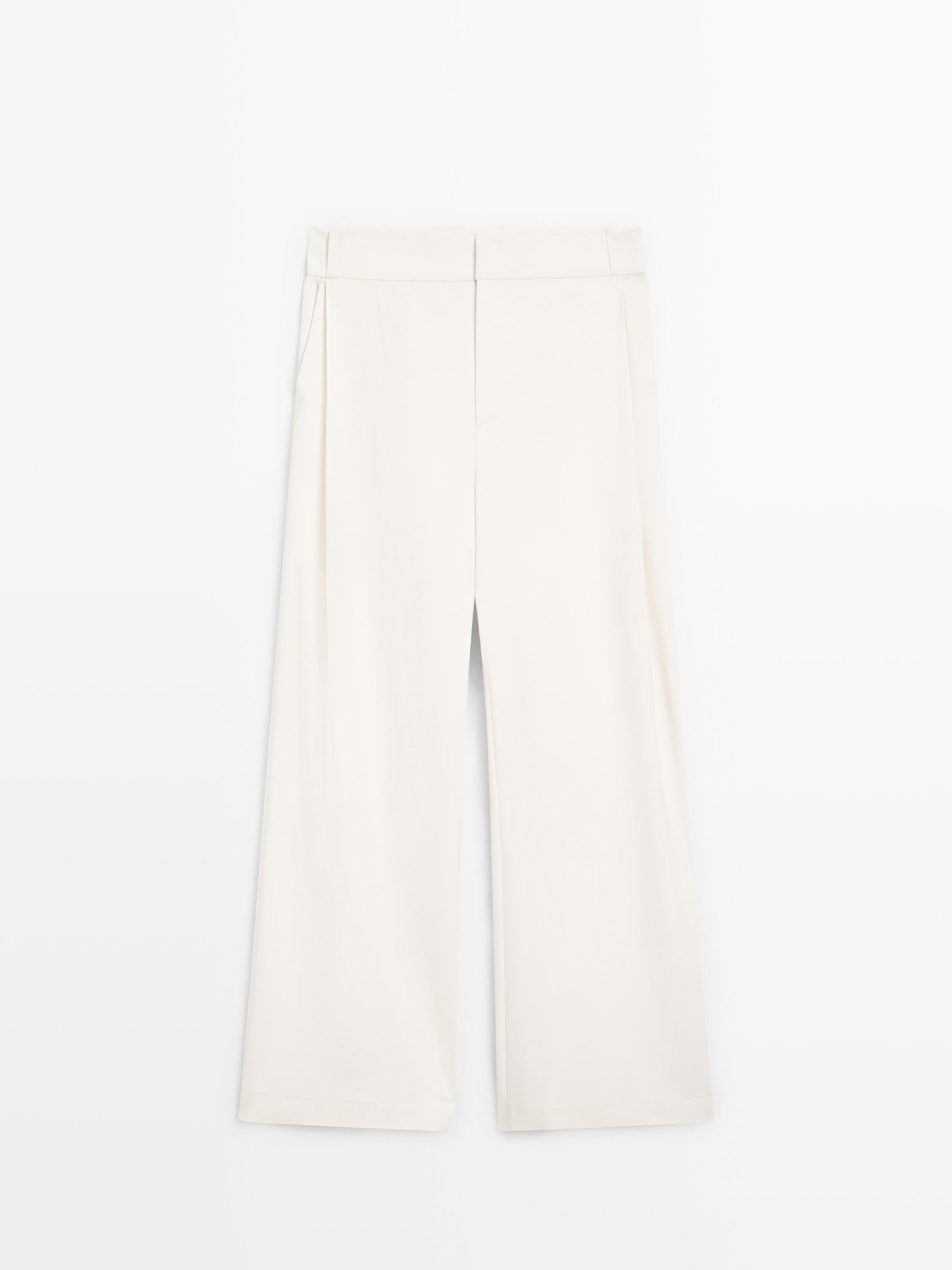Pantalón pinzas ancho - STUDIO
