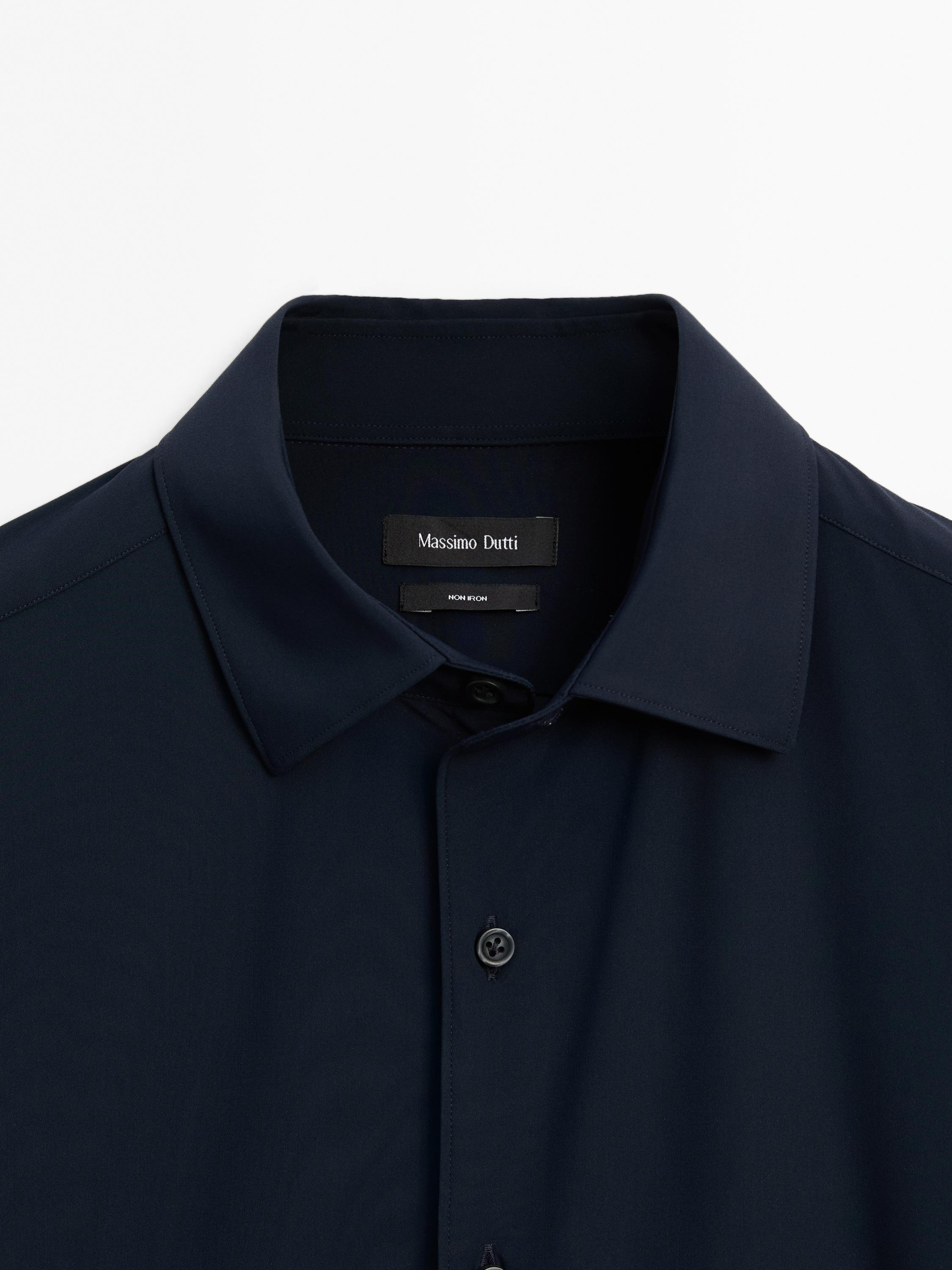 Slim fit non-iron shirt