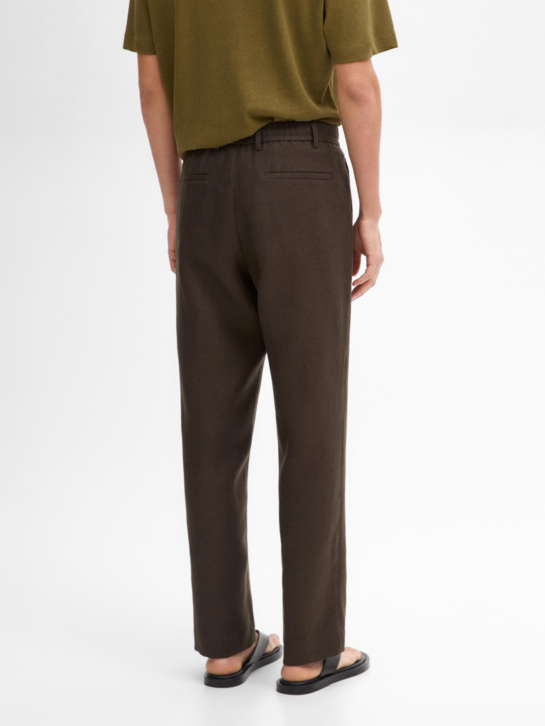 Pantalón conjunto 100% lino