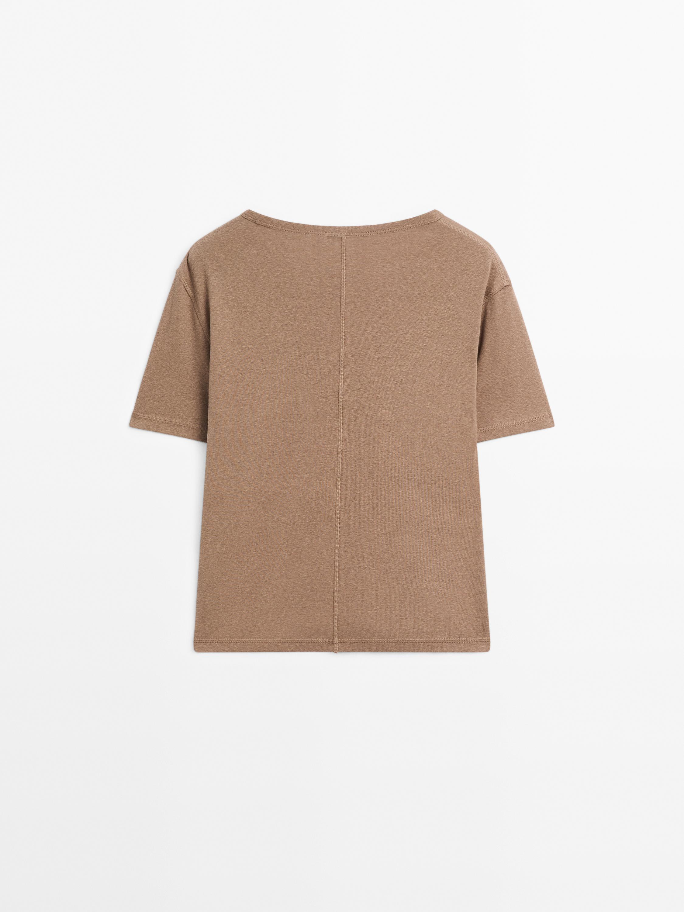 Faded 100% cotton T-shirt
