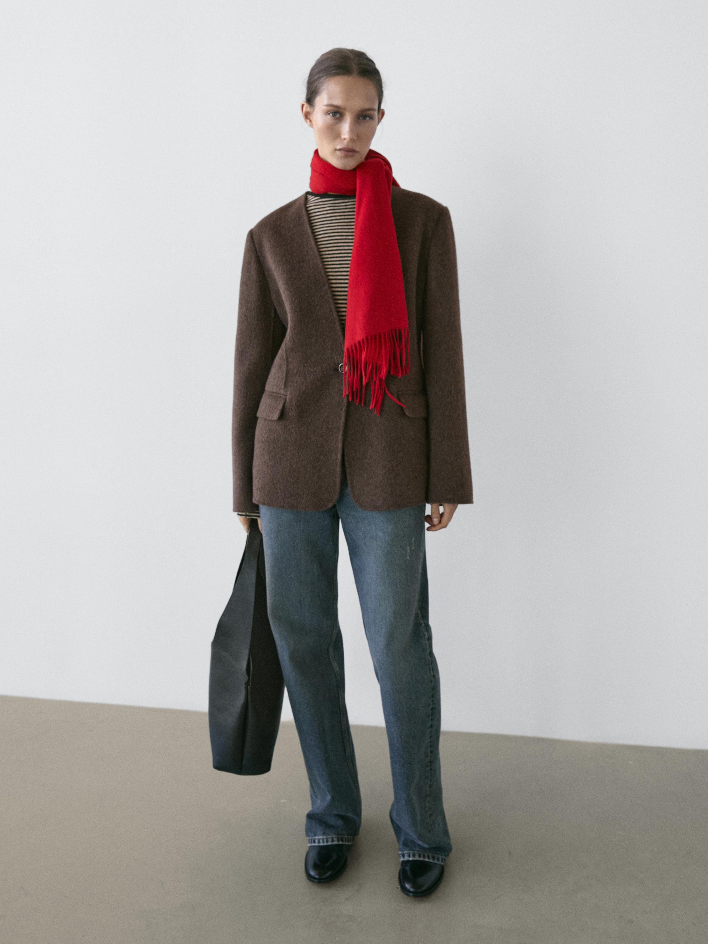 בלייזר מתערובת צמר