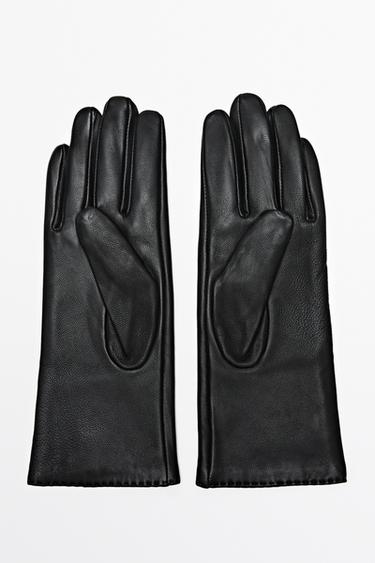 Nappa leather gloves — BLACK 2