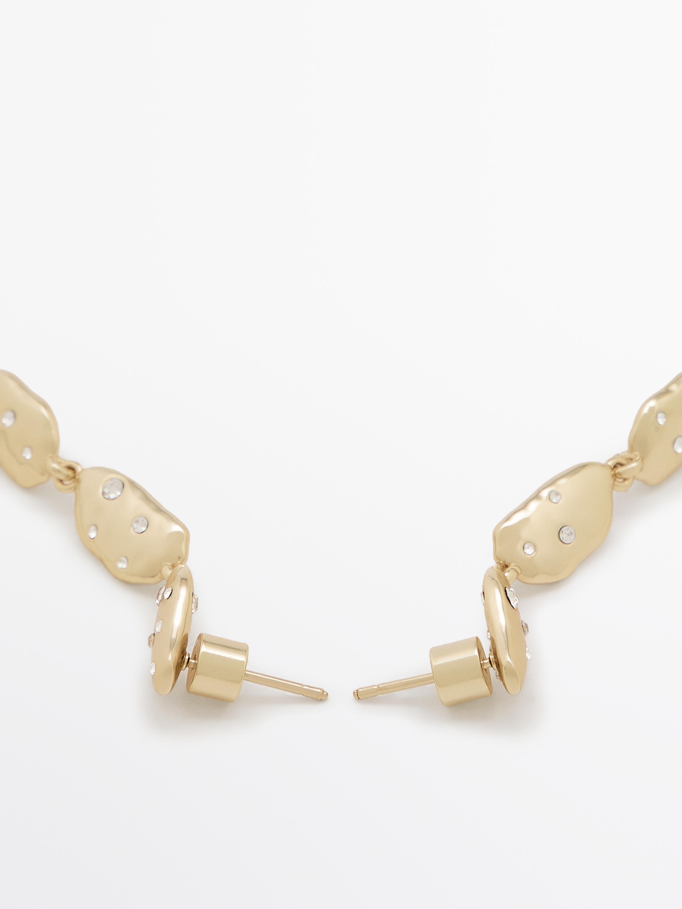 Pendientes largos brillo