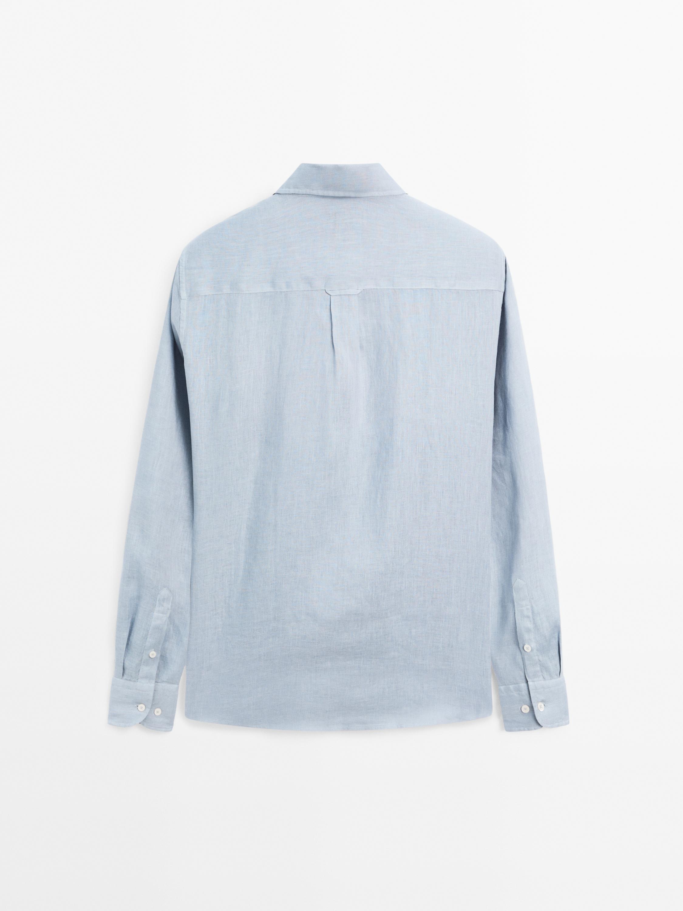 Chemise regular fit 100 % lin