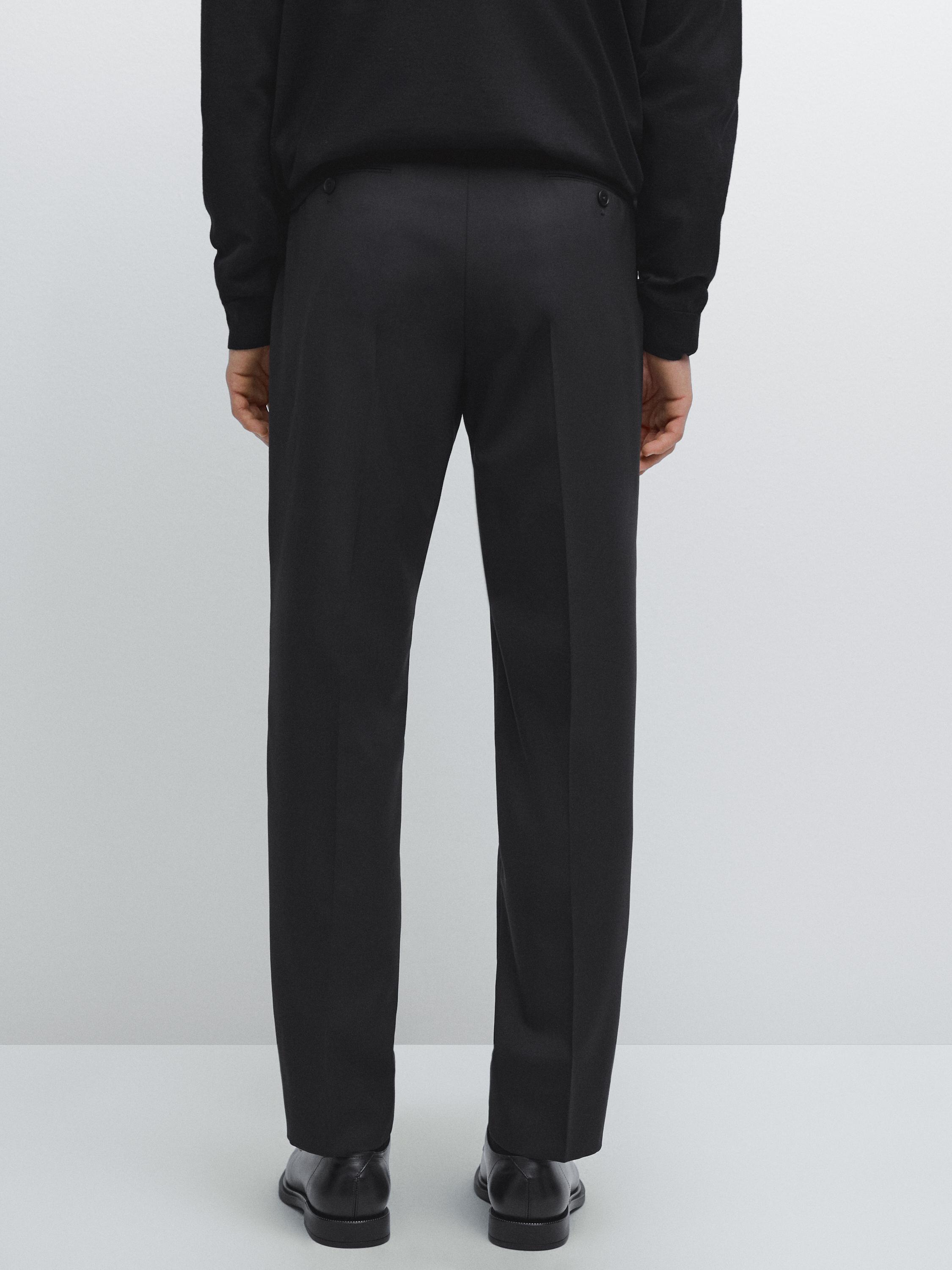 Pantalon de costume 100 % laine