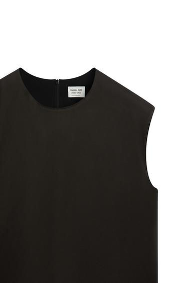 Flowing satin top - LIMITED EDITION — BOTTLE GREEN 6