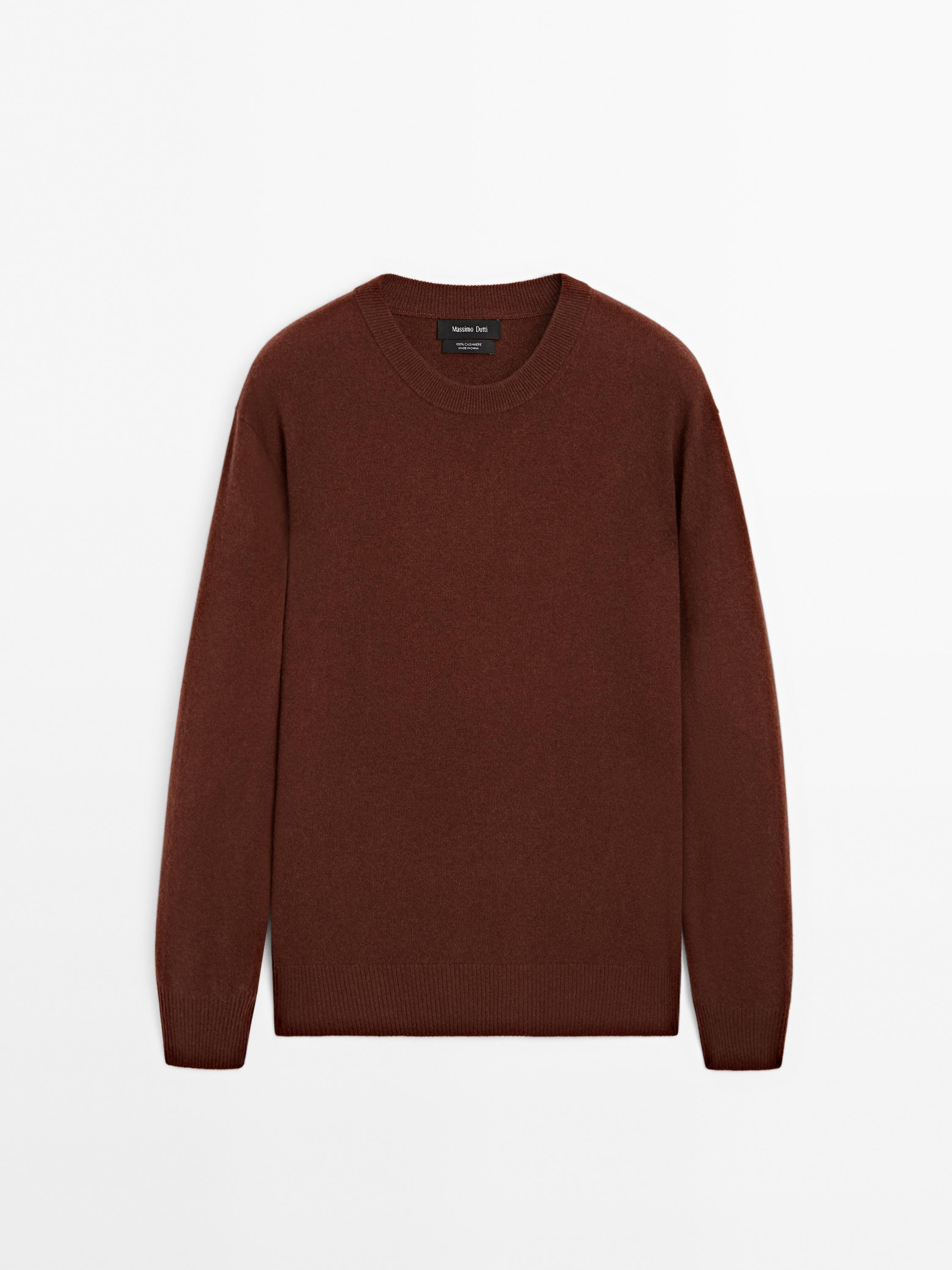 100% cashmere knit sweater