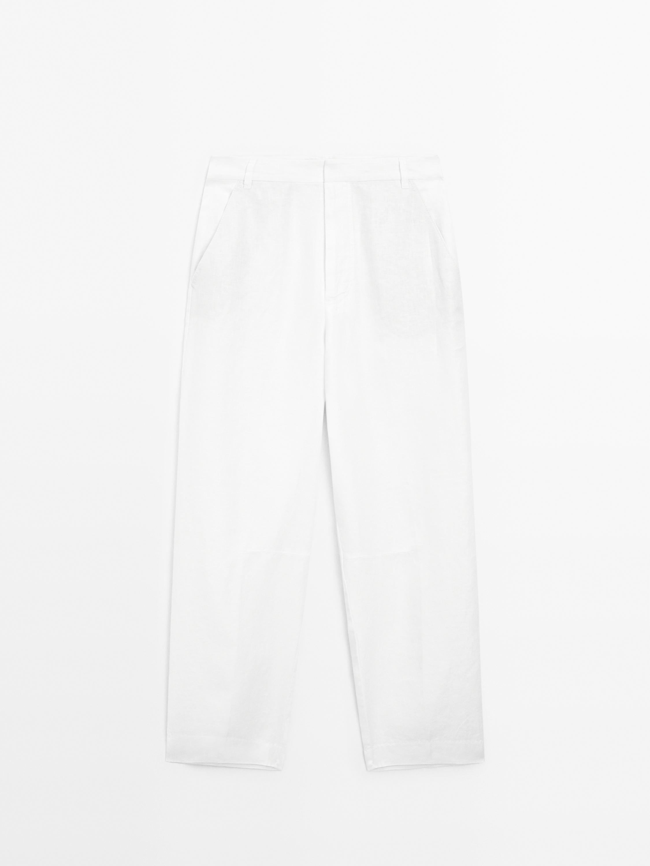 Pantalon fluide 100 % lin