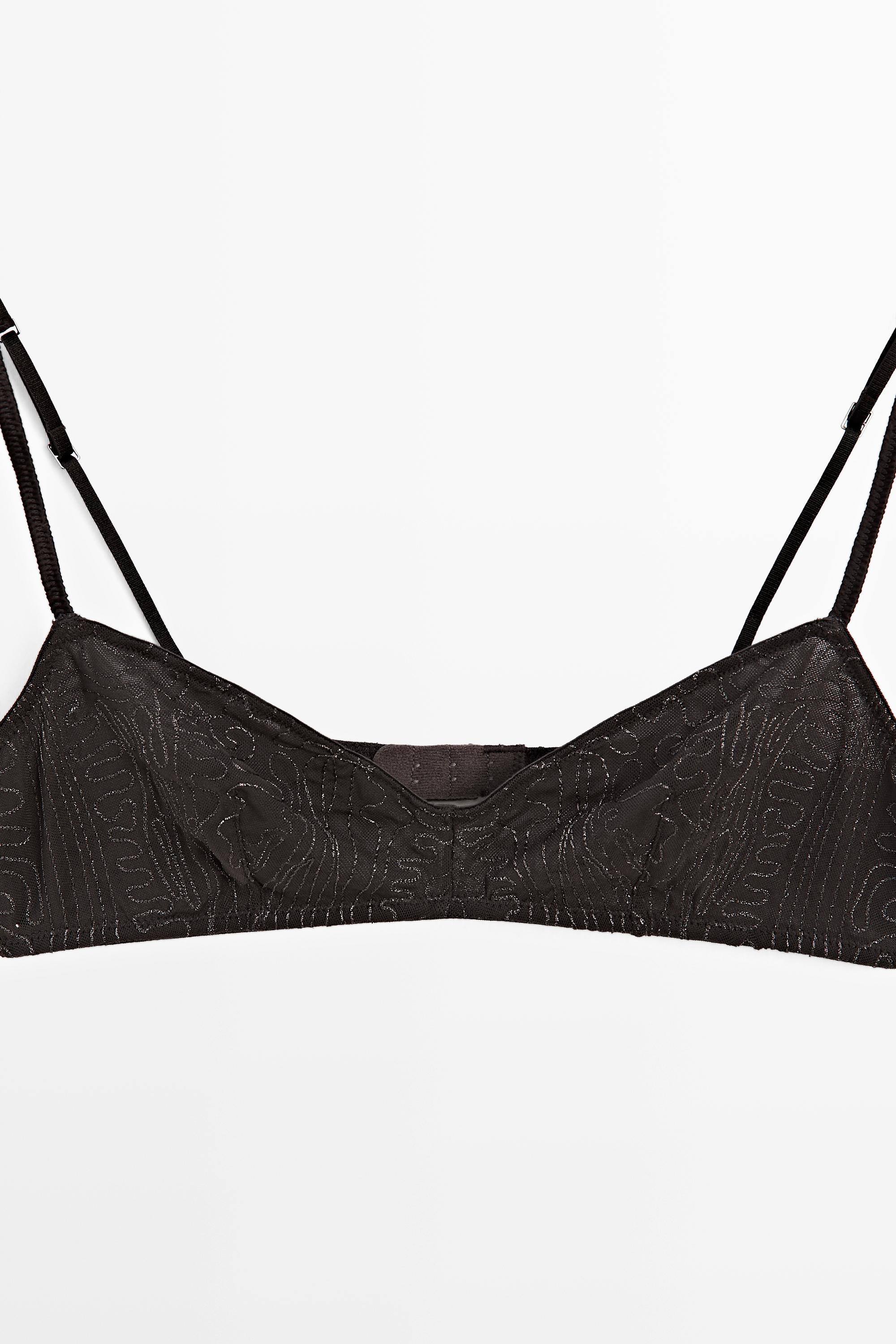 Top with embroidered detail — CHARCOAL