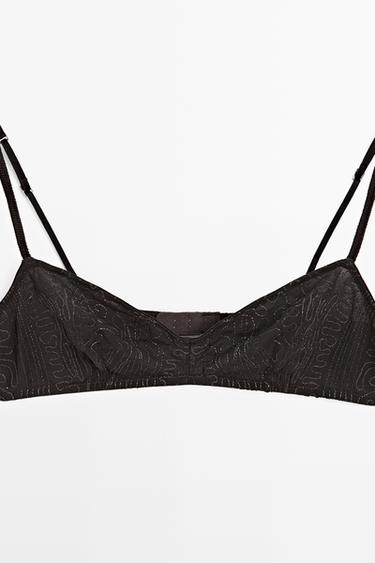 Top with embroidered detail — CHARCOAL 9
