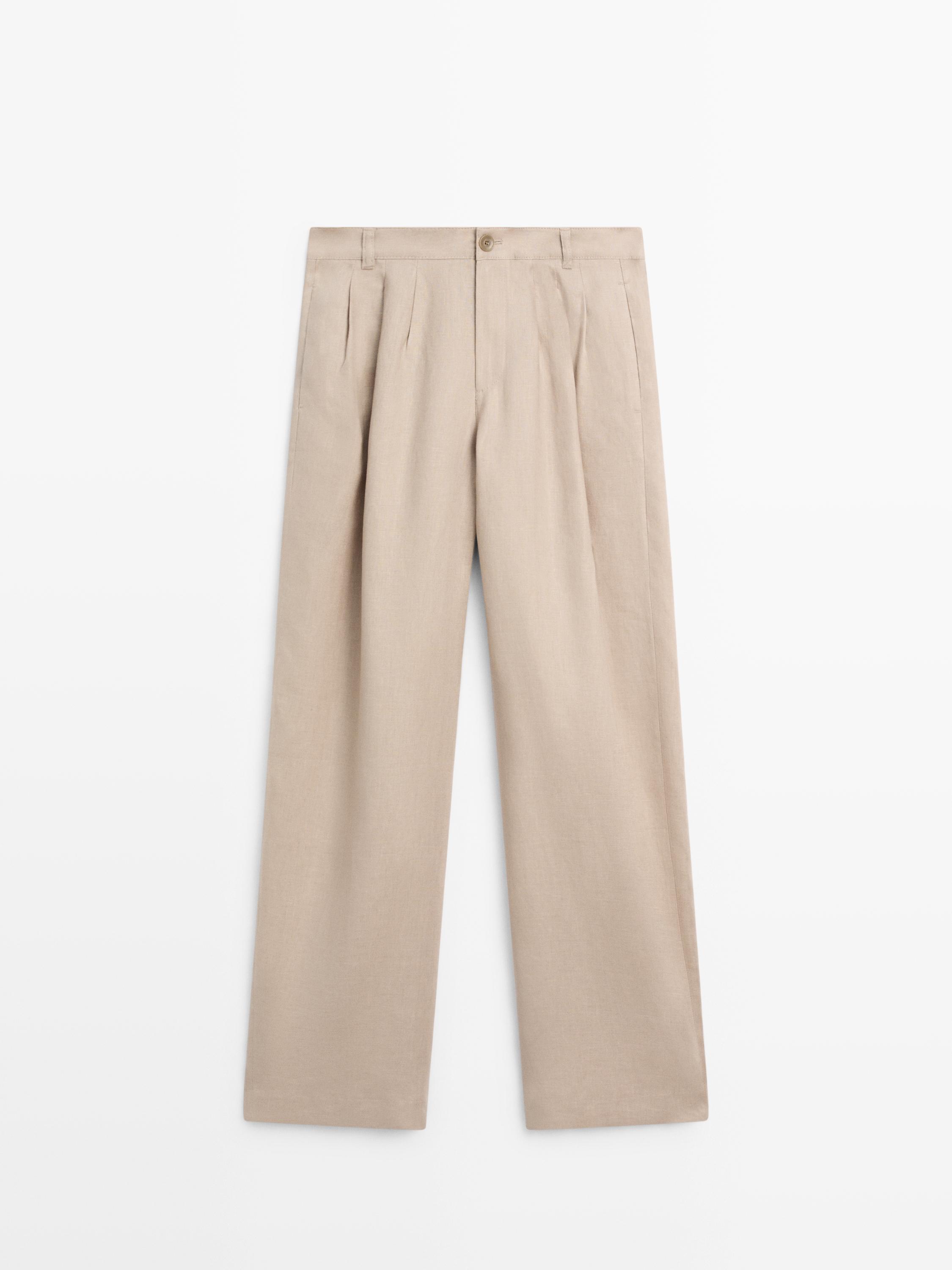 Pantalons cama ampla plecs lli - STUDIO