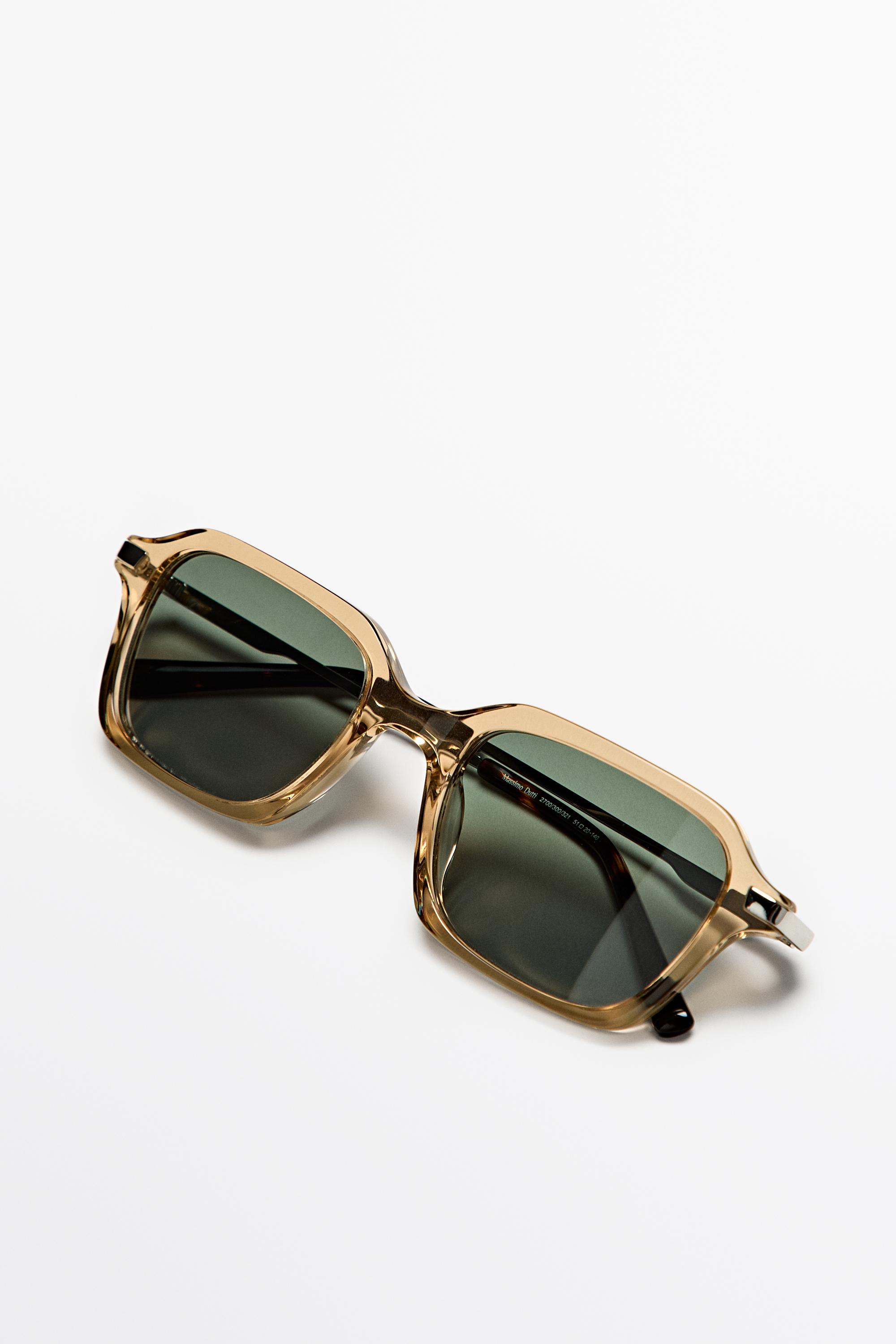Square sunglasses — Mustard