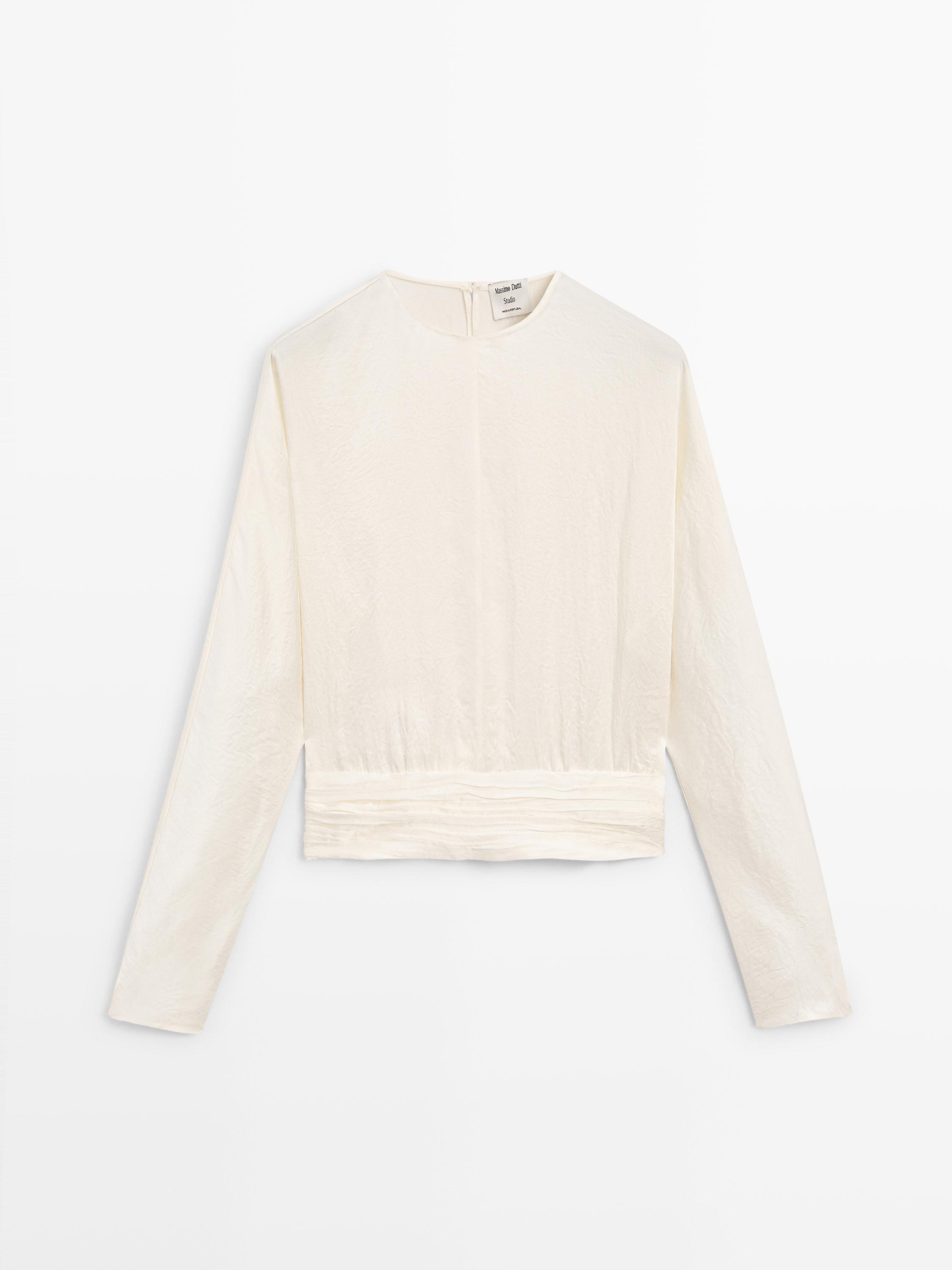 Blusa izurren xehetasunarekin - STUDIO