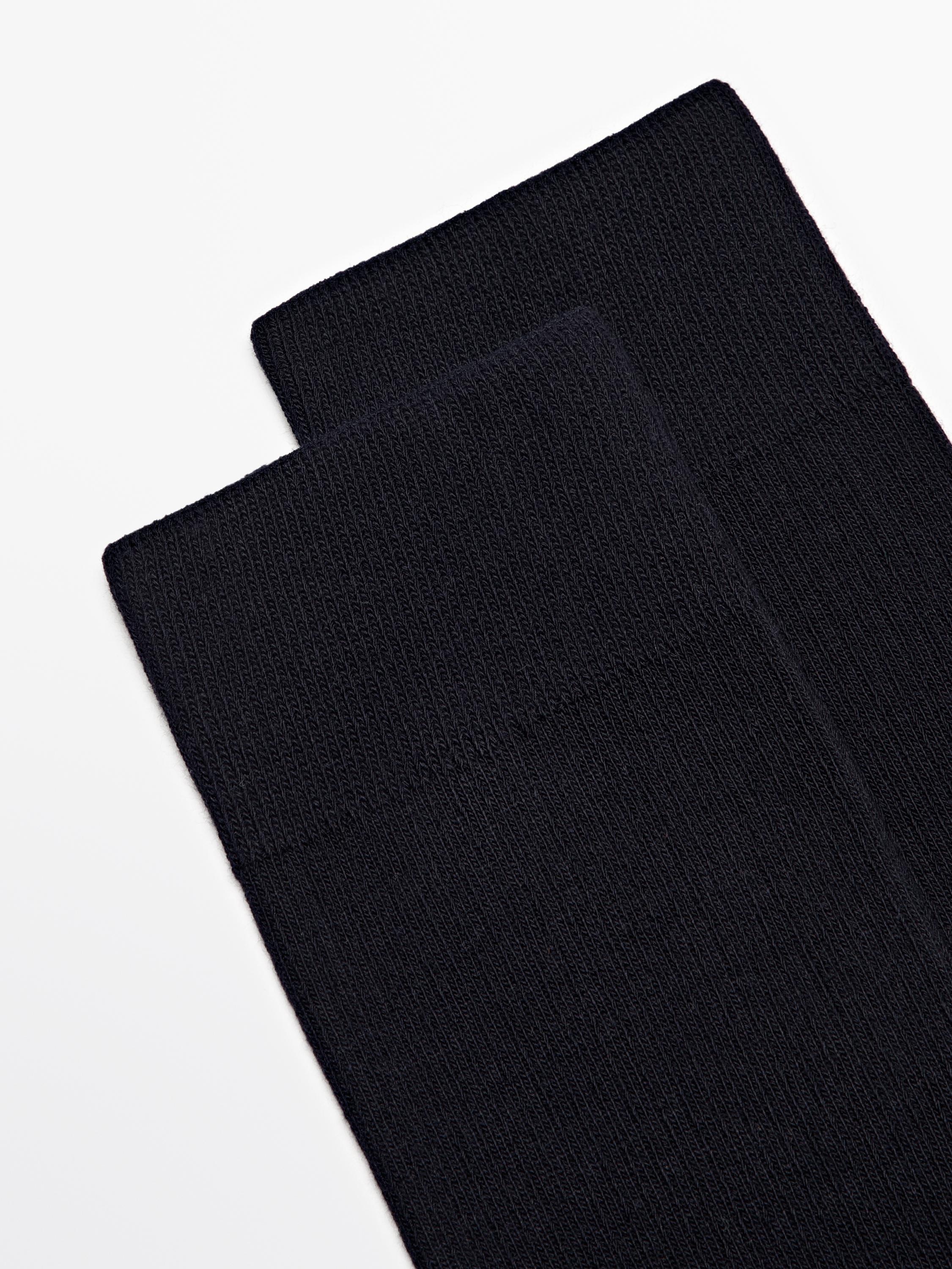 Ribbed sports socks in a wool blend
