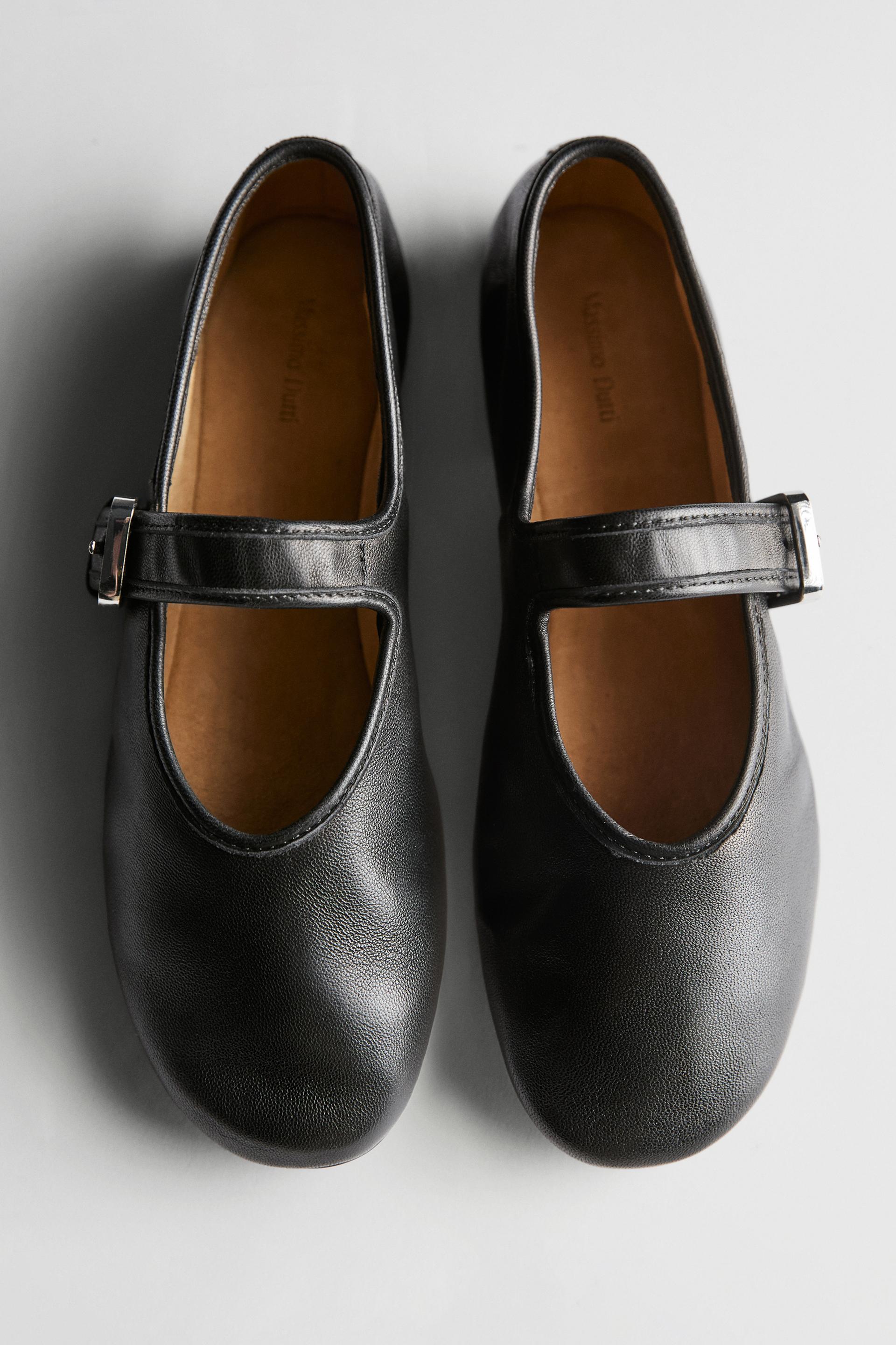 Ballerine In Pelle Soft - Nero - 36 - Massimo Dutti - Femminile