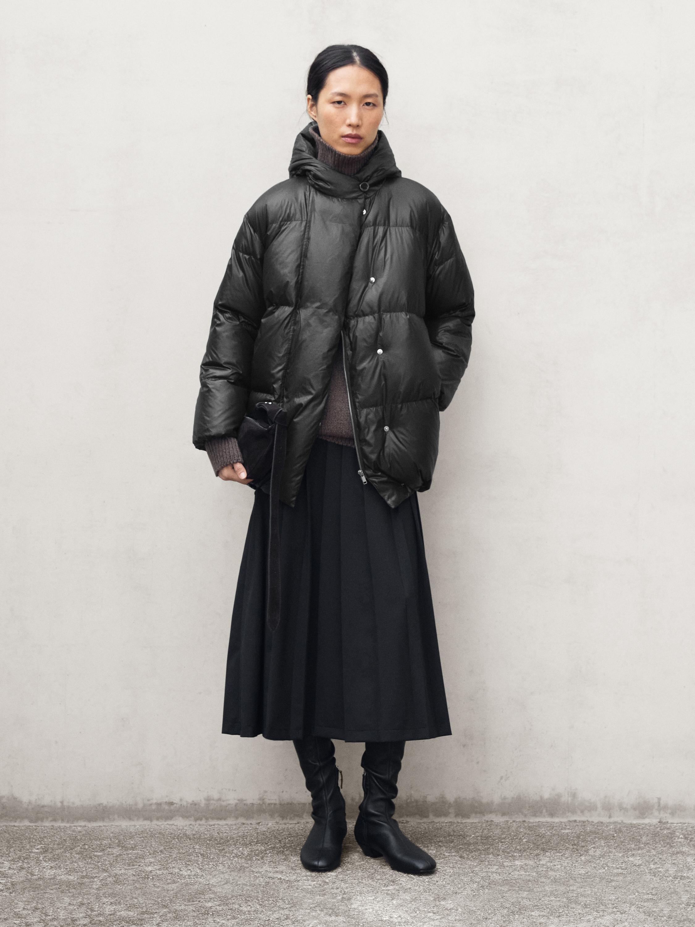 Hooded puffer jacket