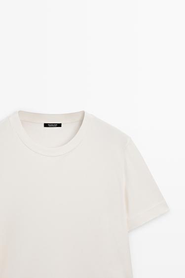 Short sleeve interlock T-shirt — CREAM 4