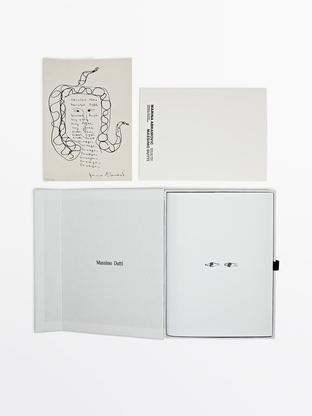 Nomadic Journey and Spirit of Places - Marina Abramovic book — WHITE