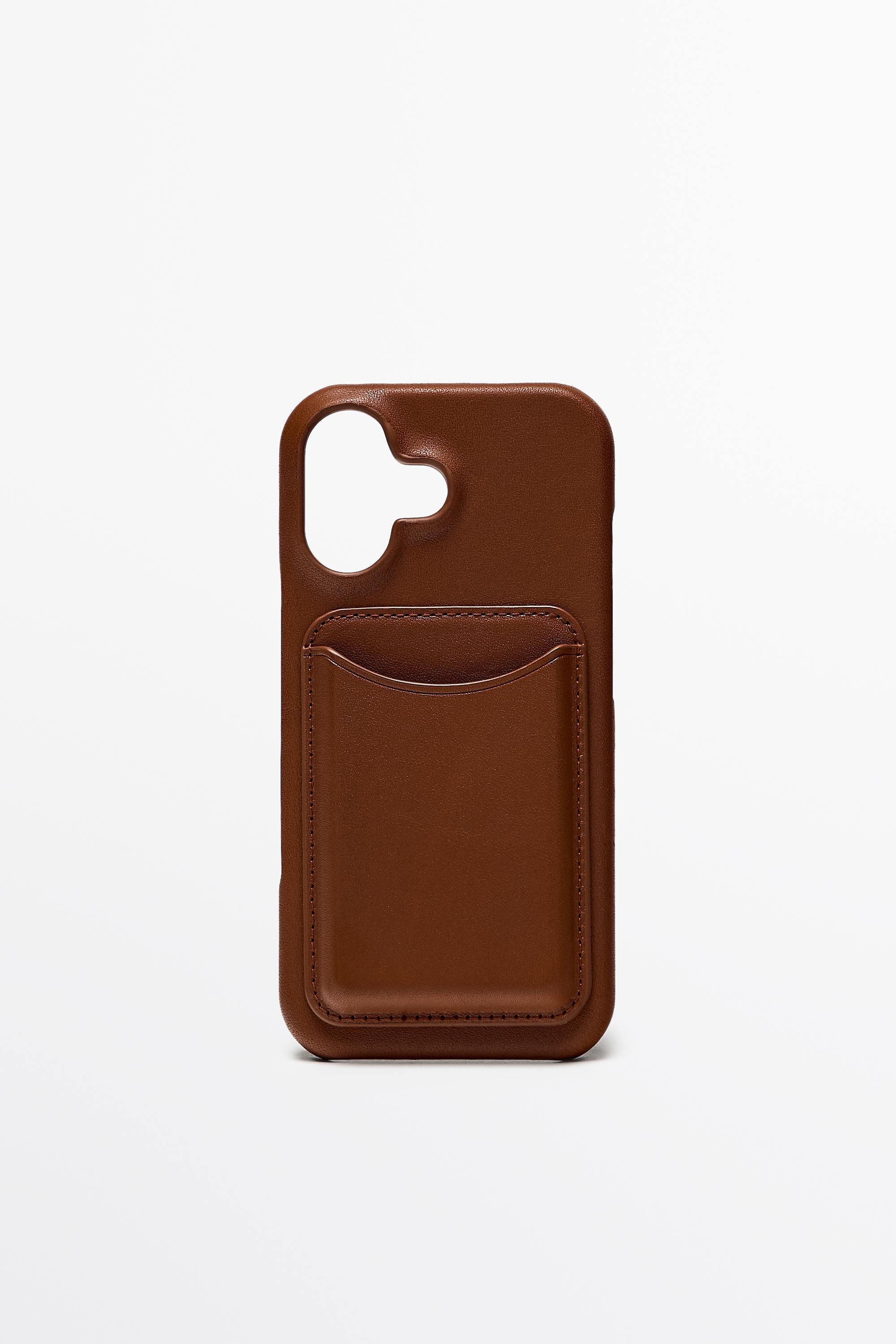 Nappa leather iPhone 17 case