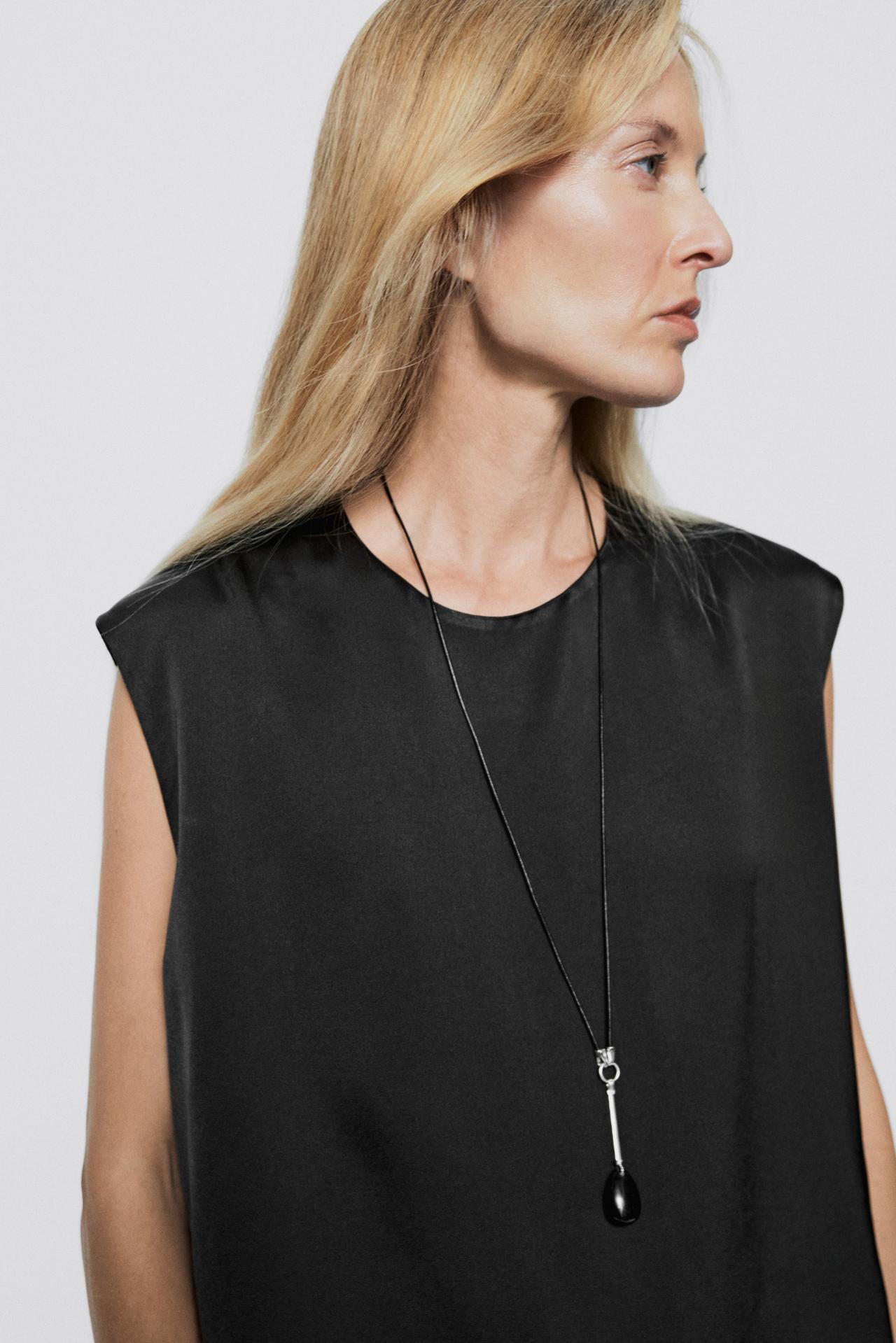 Flowing satin top - LIMITED EDITION — BOTTLE GREEN