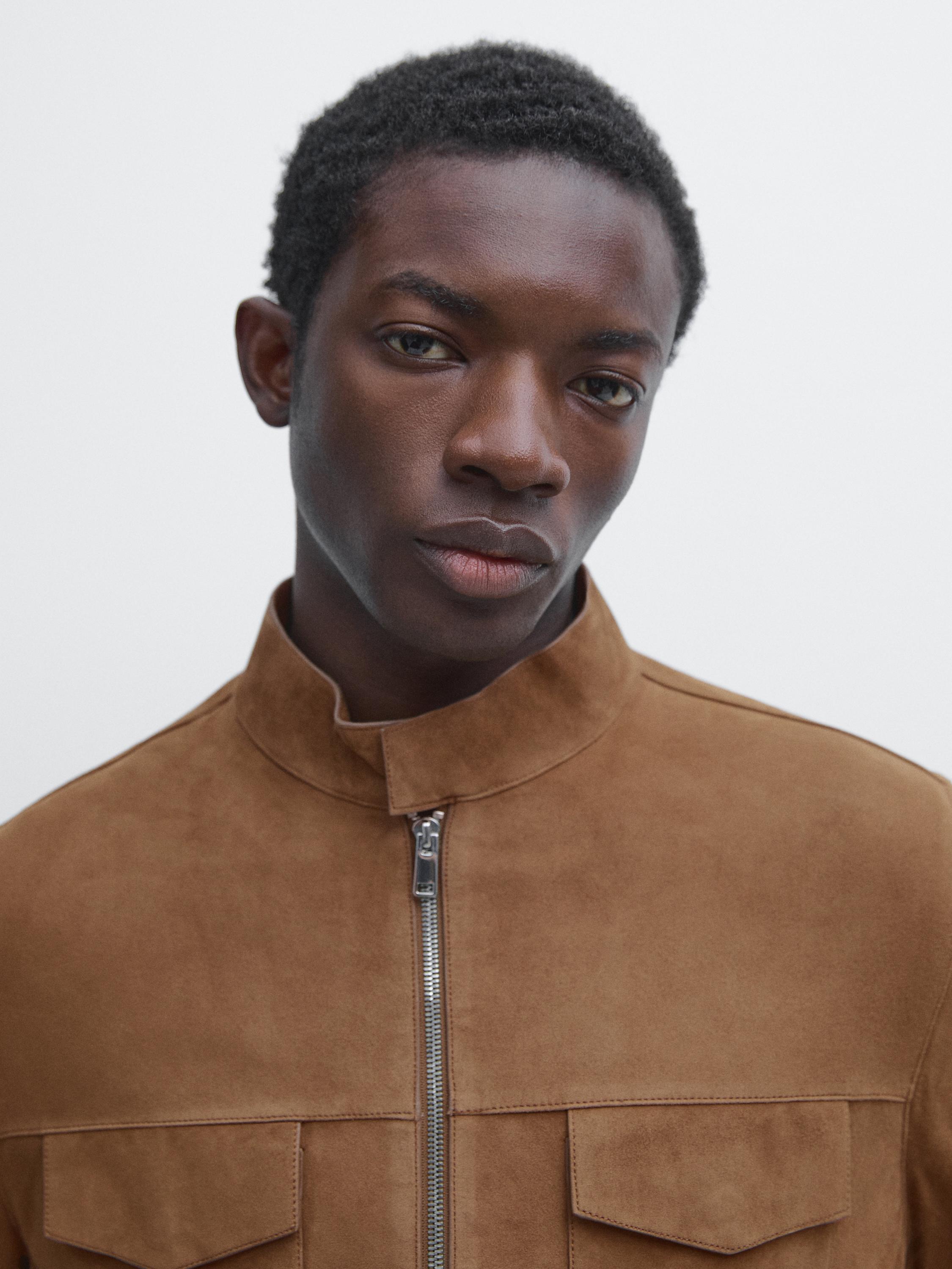 Suede leather jacket — OCHRE