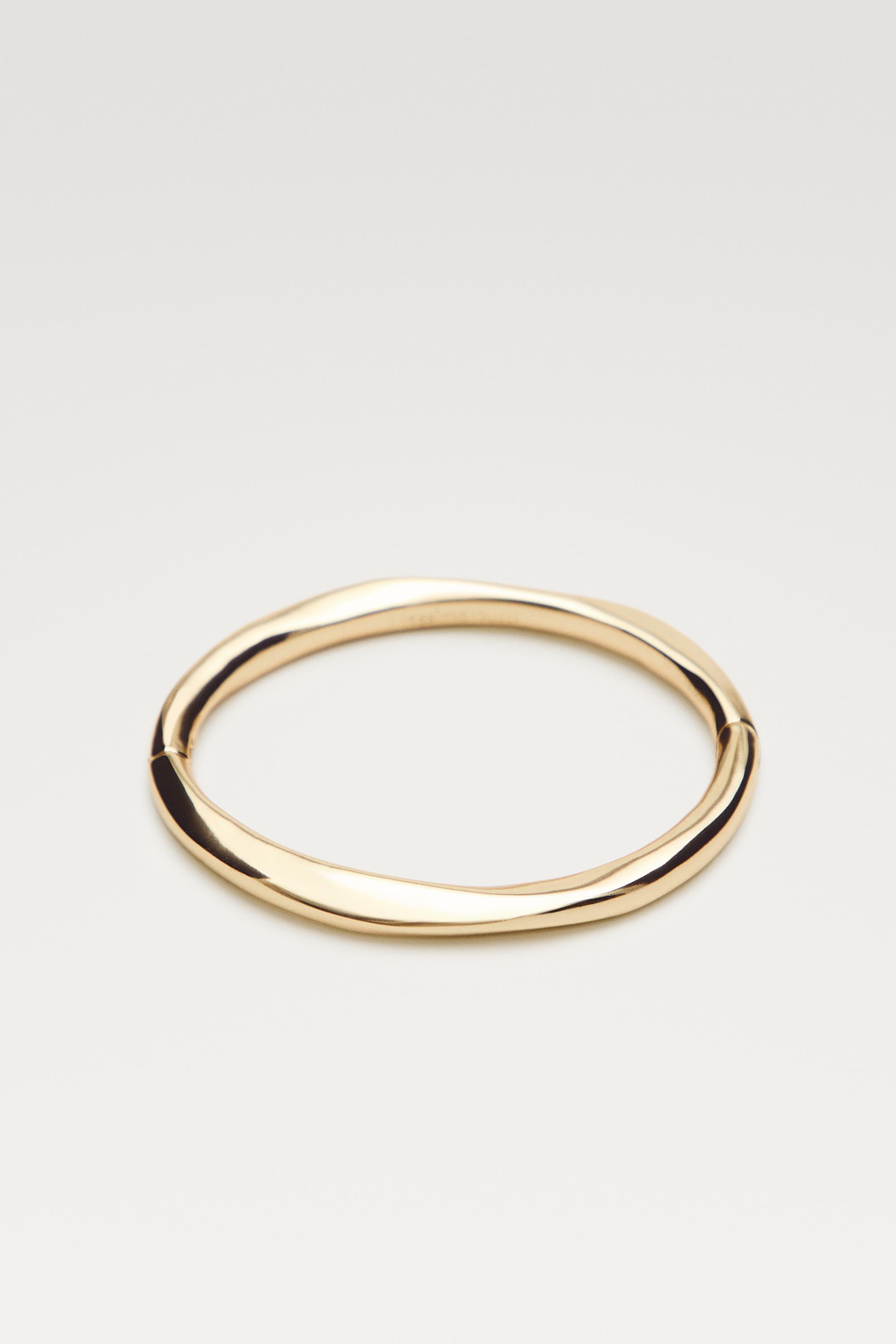 Fine irregular contour bracelet — GOLDEN
