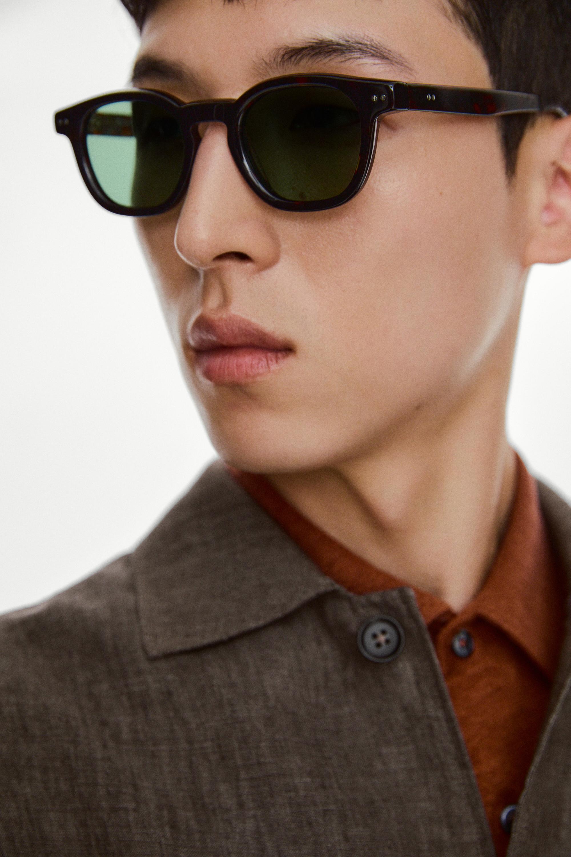 Round sunglasses — GREEN
