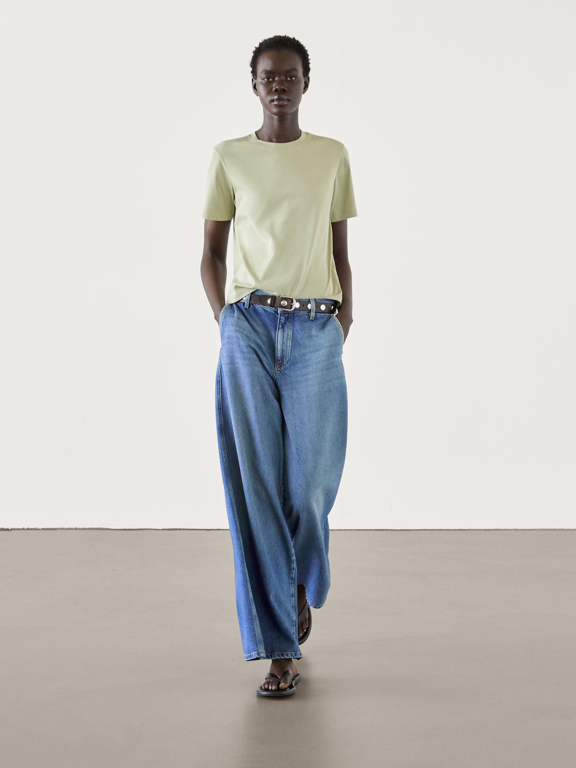 Women's basic T-shirts - Massimo Dutti