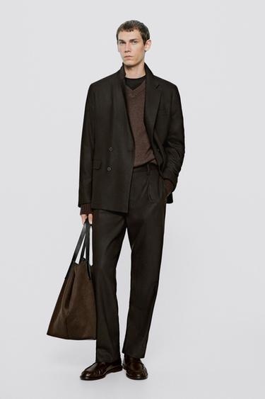 100% wool tote bag - LIMITED EDITION — BROWN 1