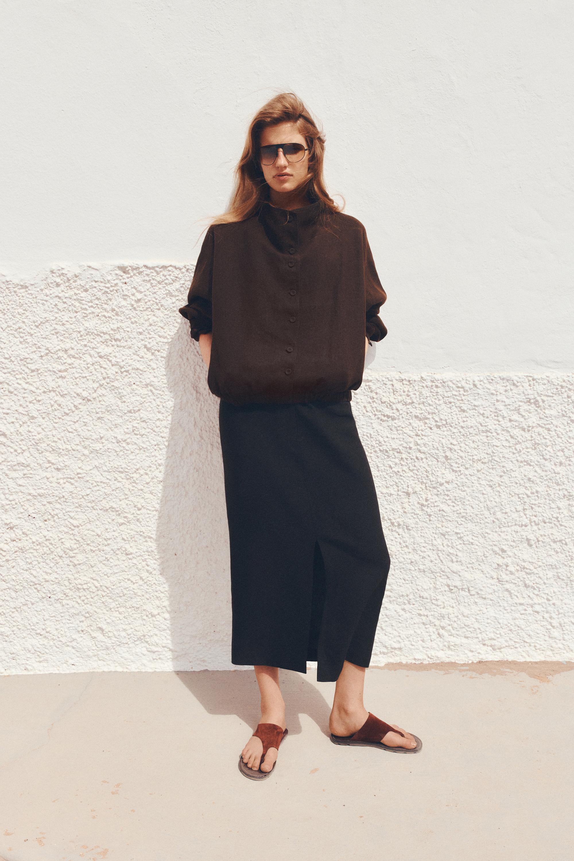Split leather toe divider sandals — BURGUNDY