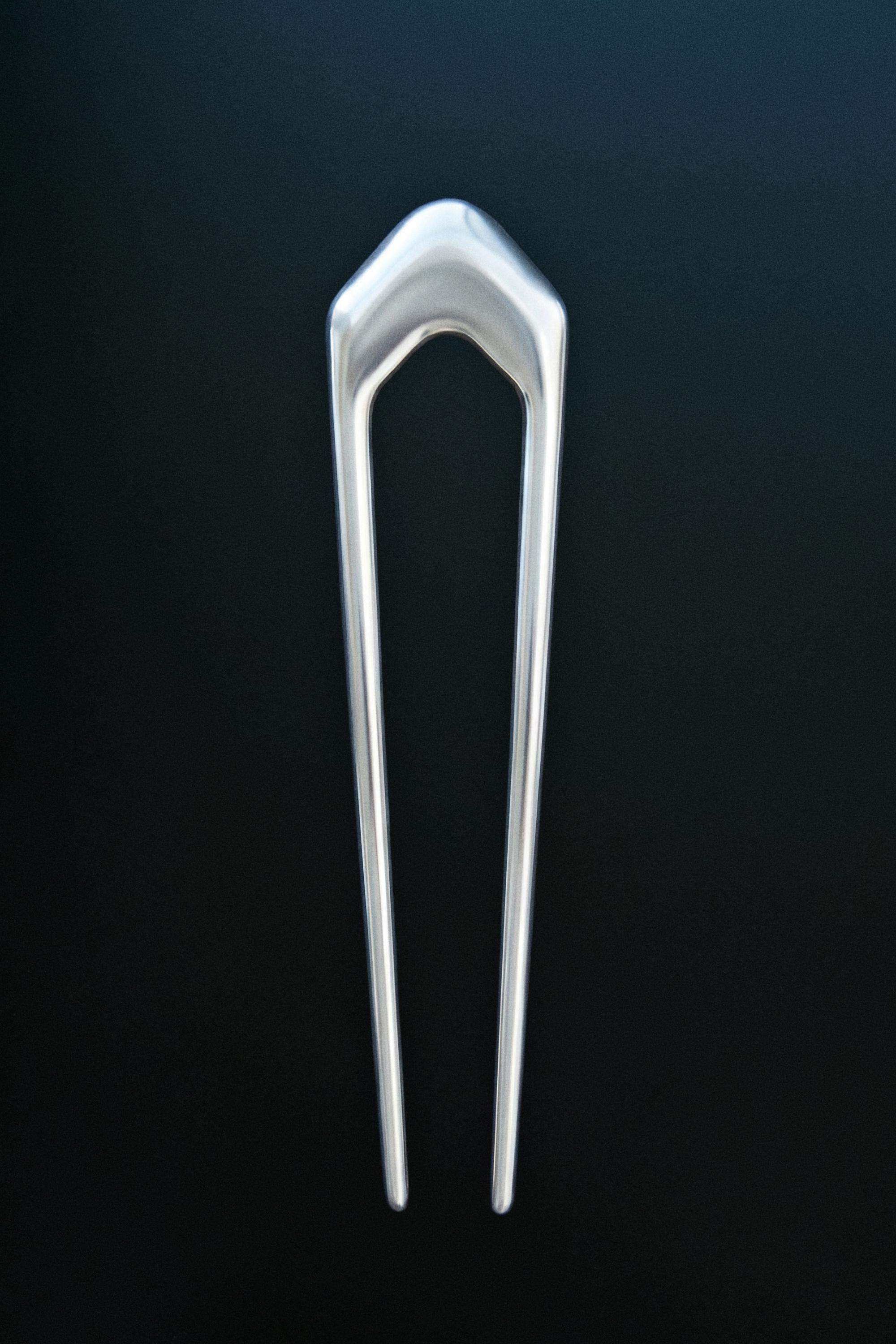 Set of hair clips - STUDIO — SILVER