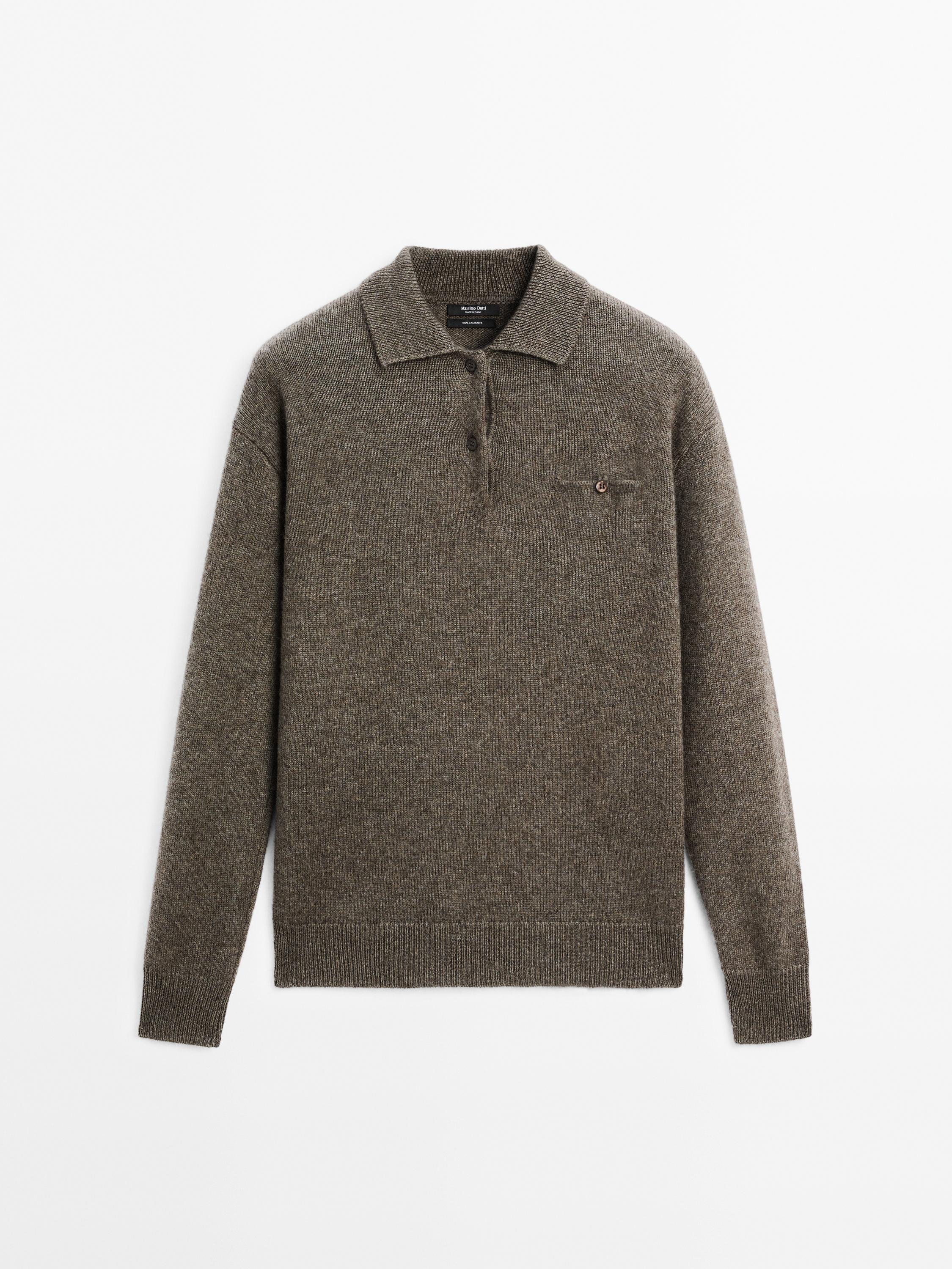 Pull avec poche en cachemire