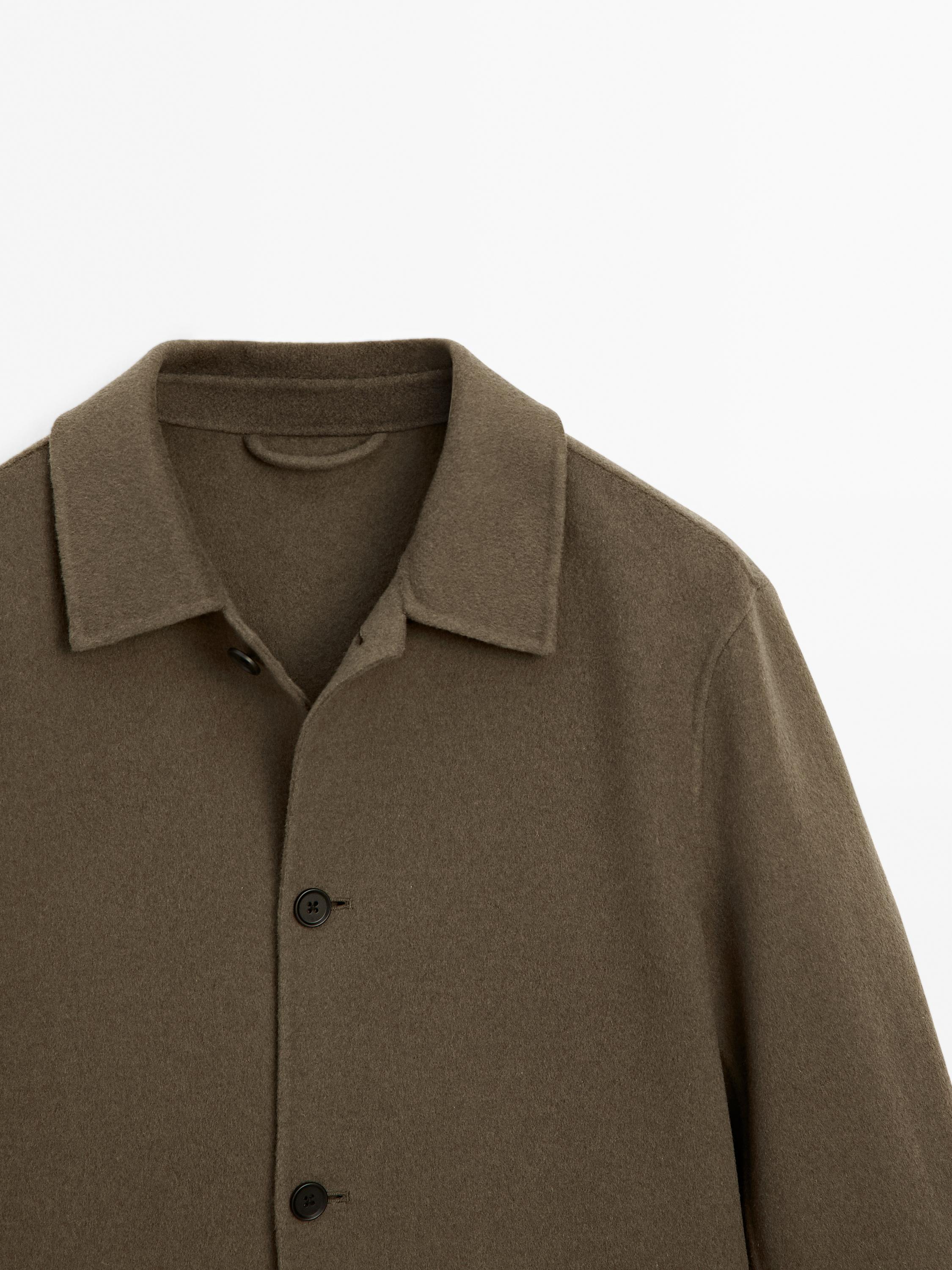 Wool blend jacket