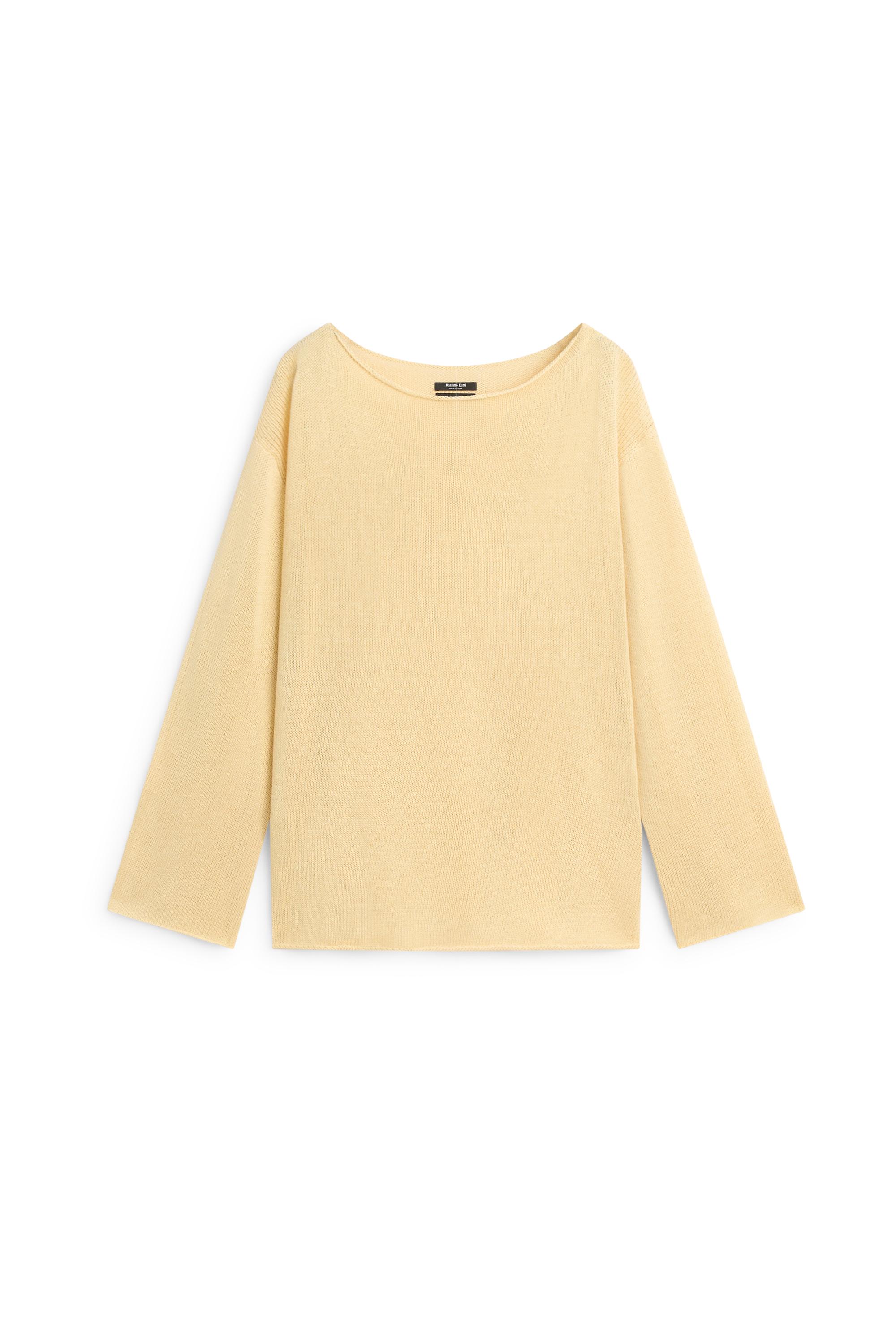 100% mercerised cotton sweater — GOLDEN