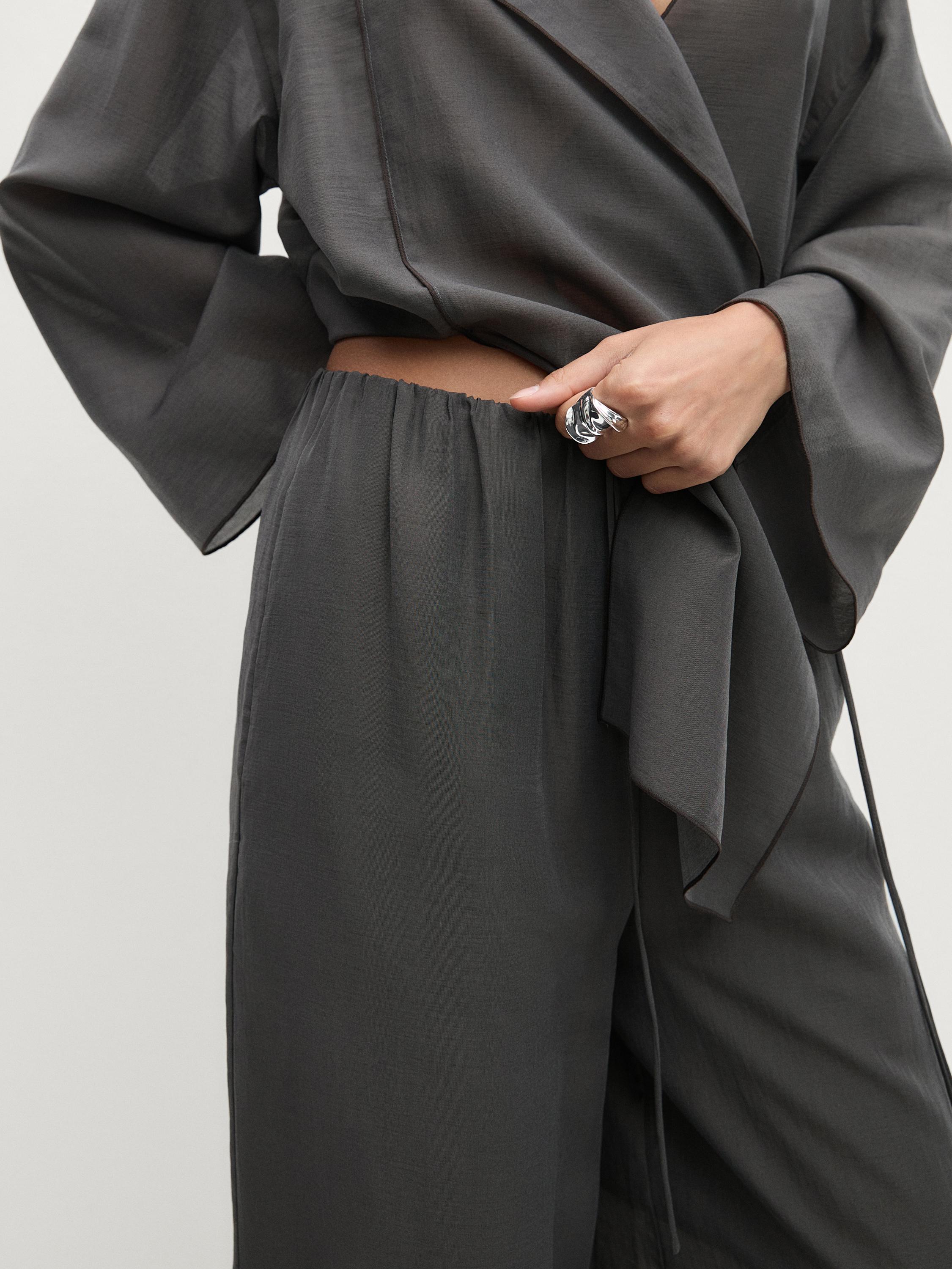 Flowing palazzo trousers