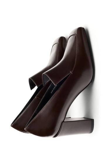 Leather heel loafer - LIMITED EDITION — BURGUNDY 8