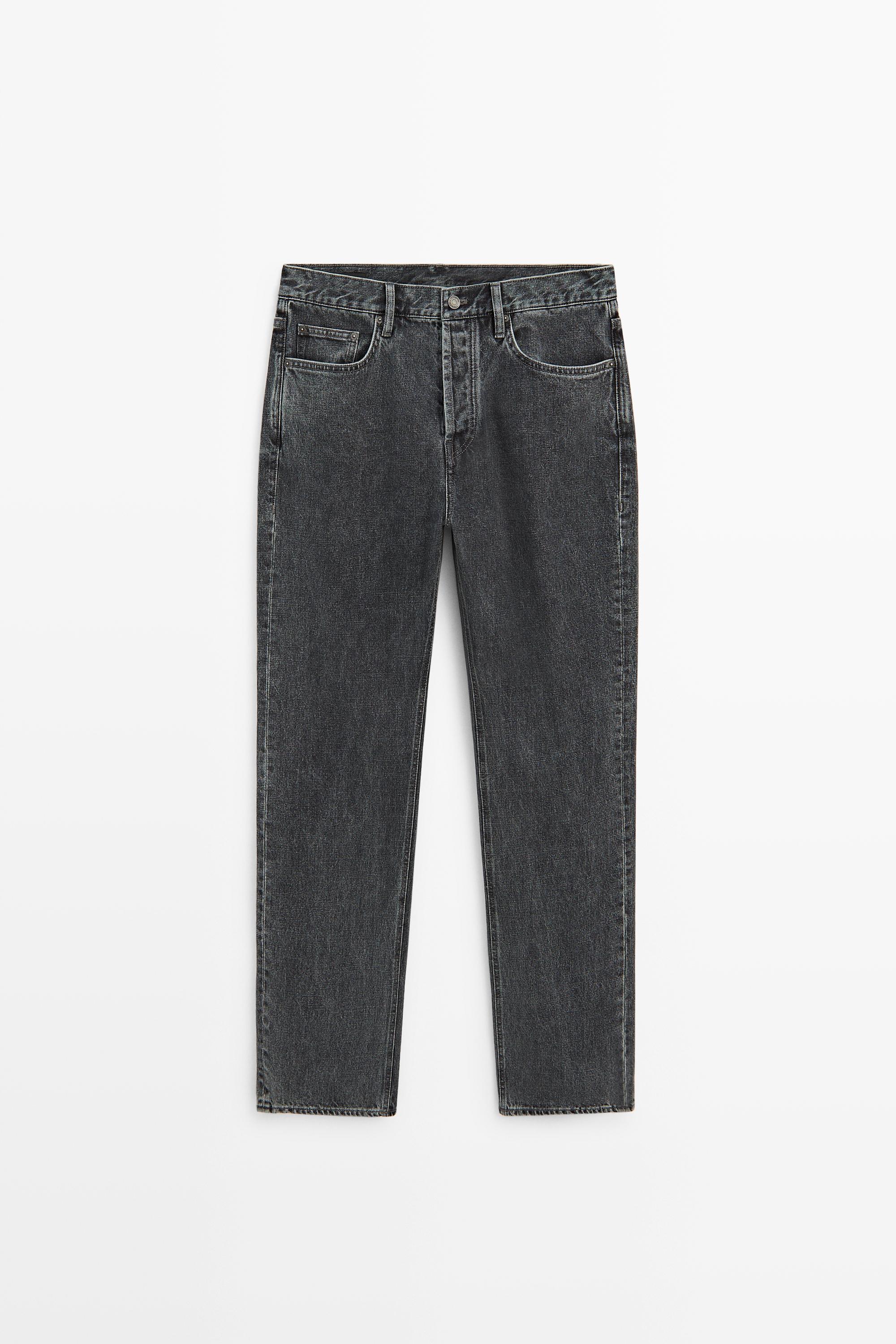 Straight-leg jeans