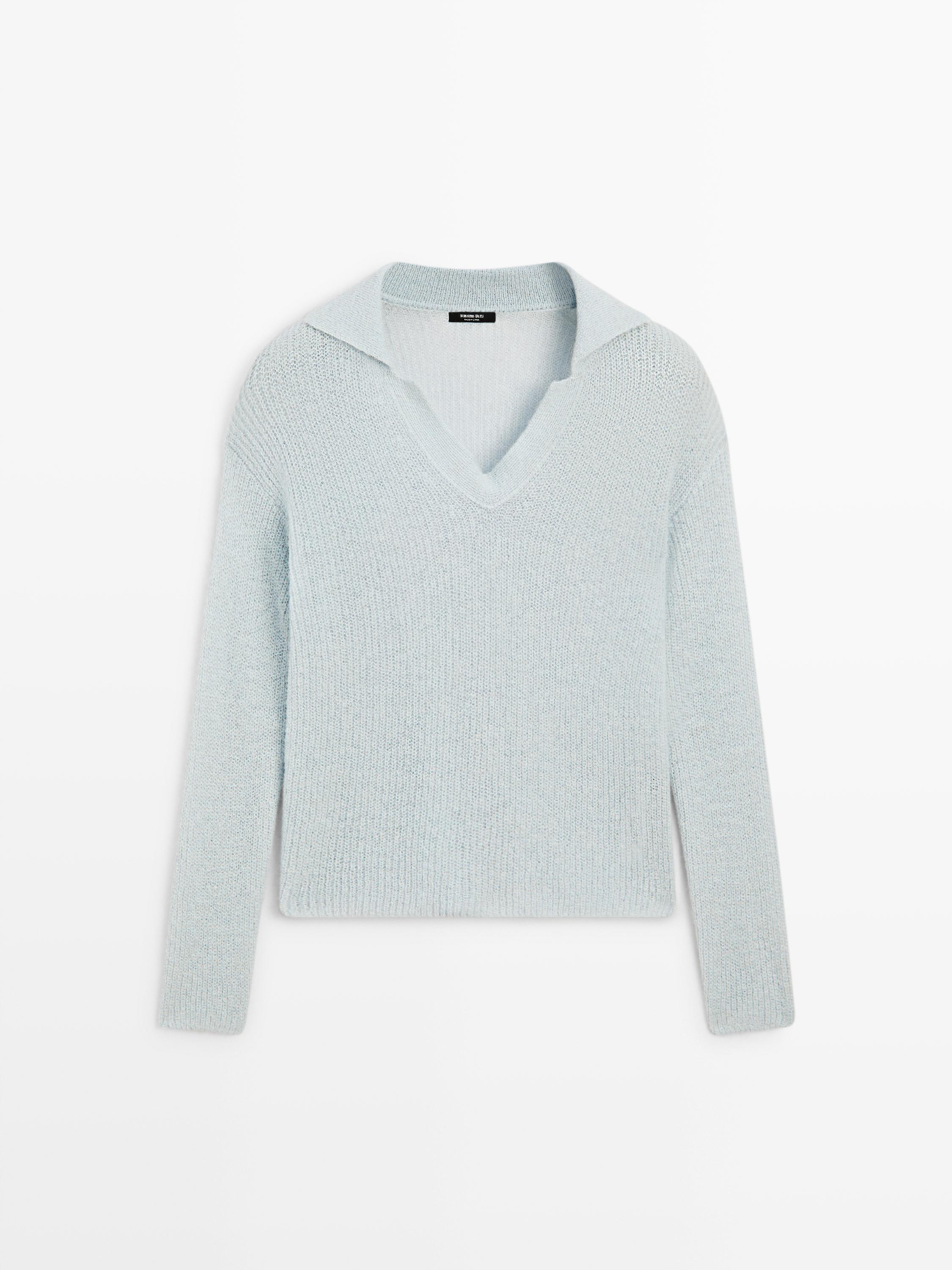 Jersey polo punto con alpaca