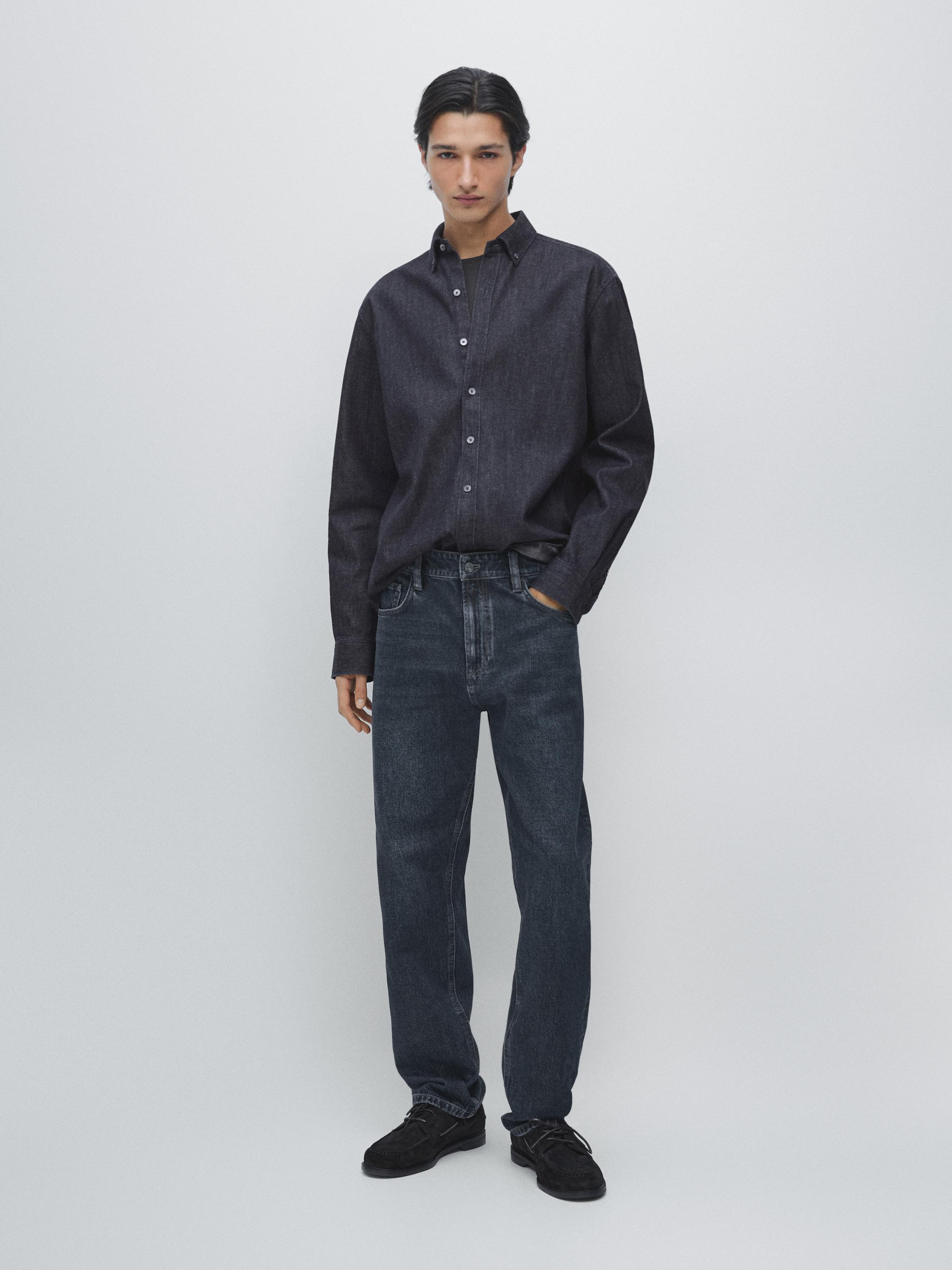 Chemise denim regular fit