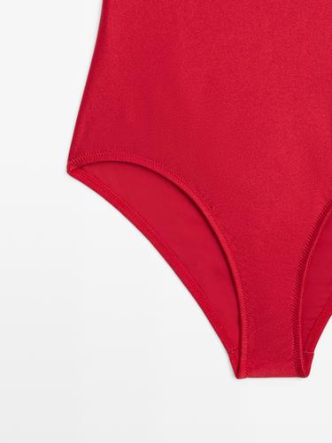 Swimsuit with thin straps — RED 7