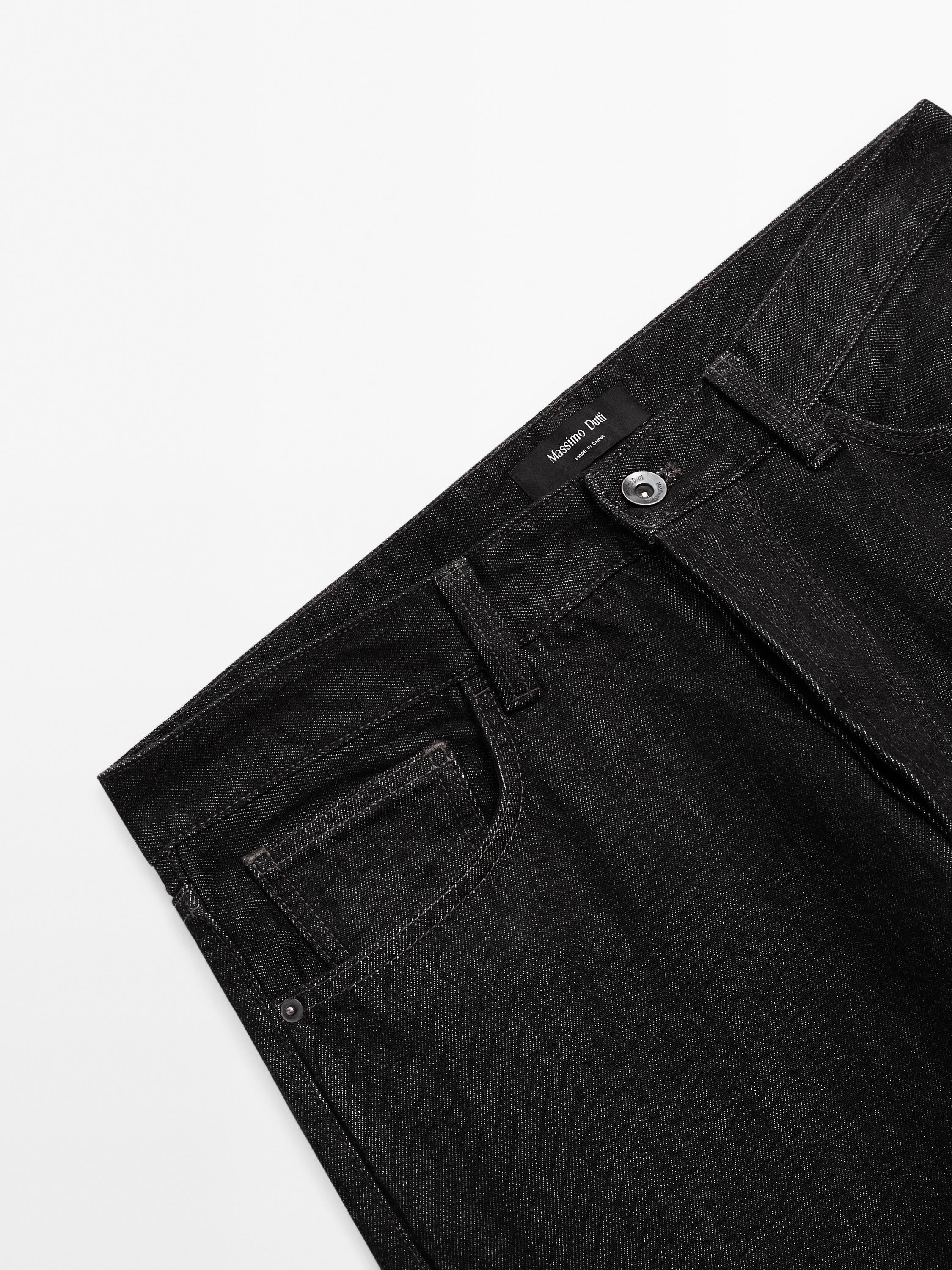 Tapered-fit selvedge jeans